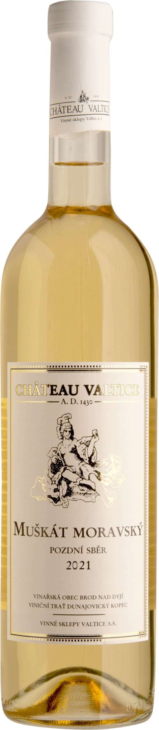 Château Valtice Muškát moravský pozdní sběr 0,75 l