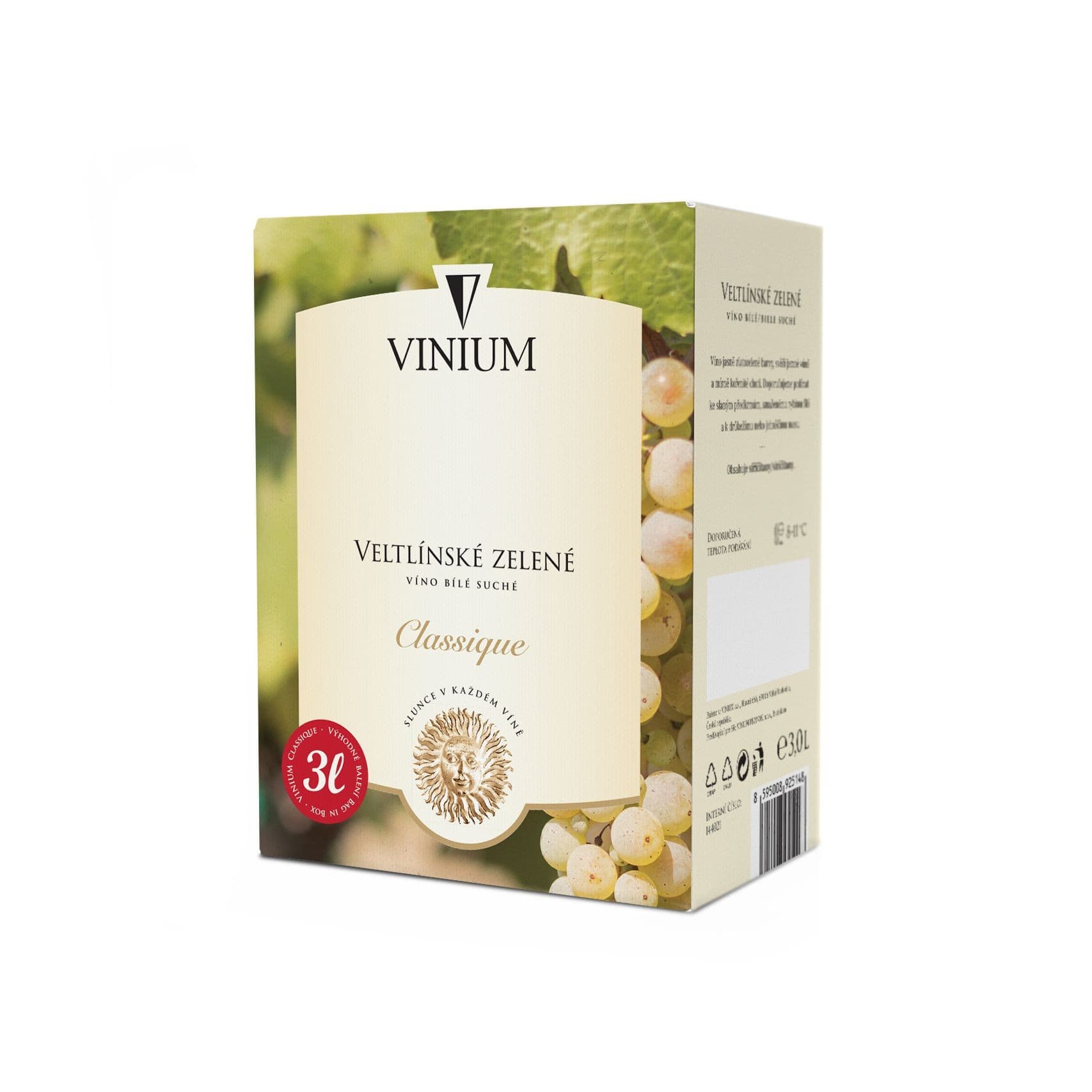 Vinium BIB-Veltlínské zelené 3,0 l