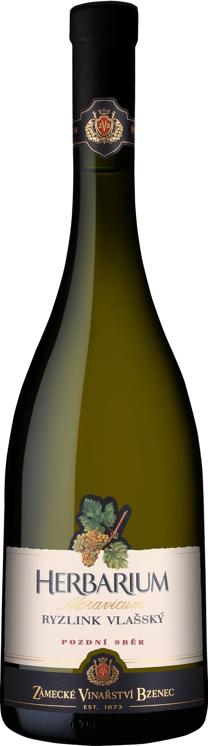 Zámecké Vinařství Herbarium Moravicum Ryzlink vlašský pozdní sběr 750 ml