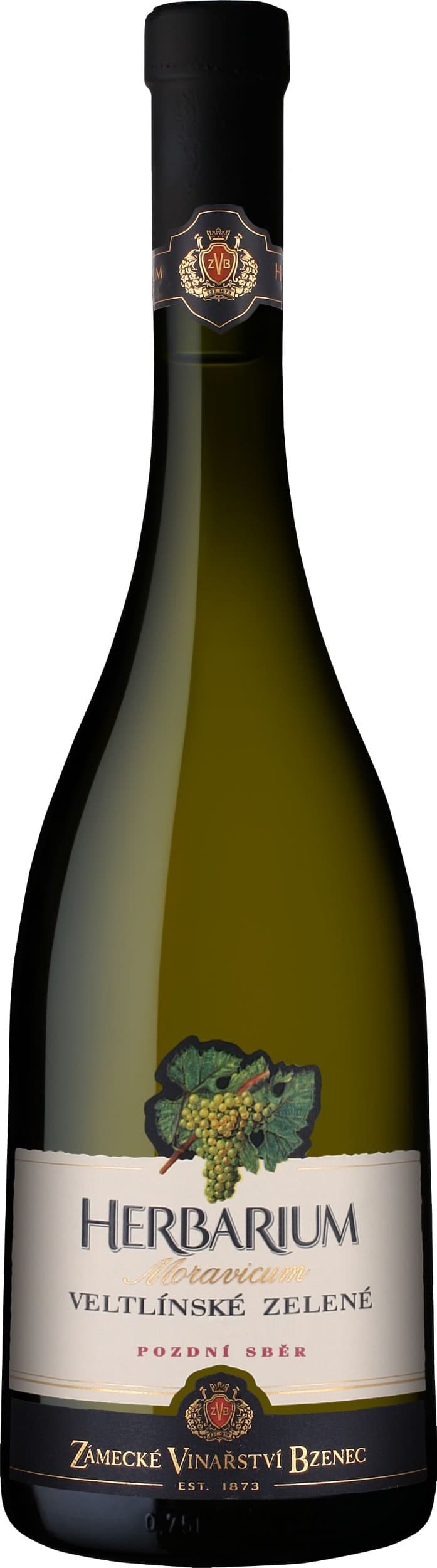 Zámecké Vinařství Herbarium Moravicum Veltlínské zelené pozdní sběr 750 ml