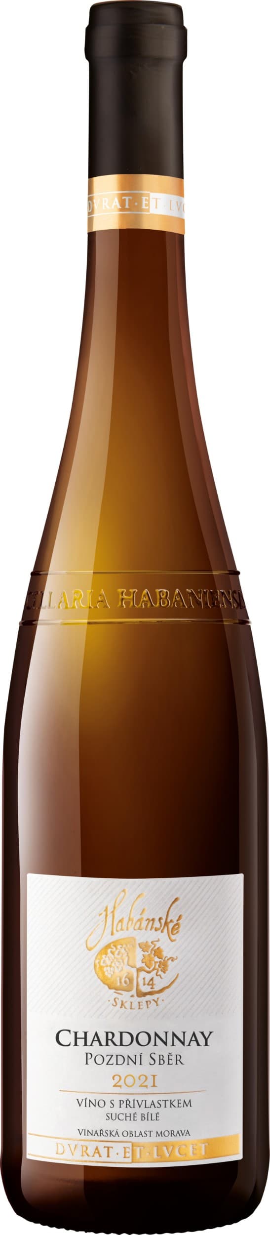Habánské Sklepy Chardonnay pozdní sběr 750 ml