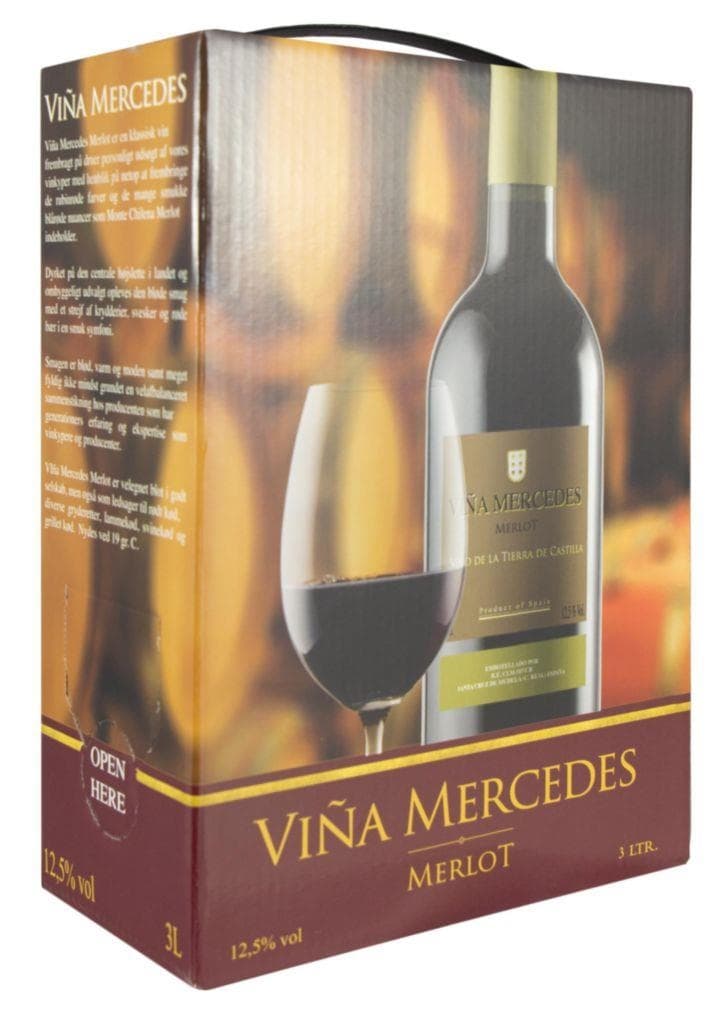 Viňa Mercedes Merlot Bag in Box 3 l