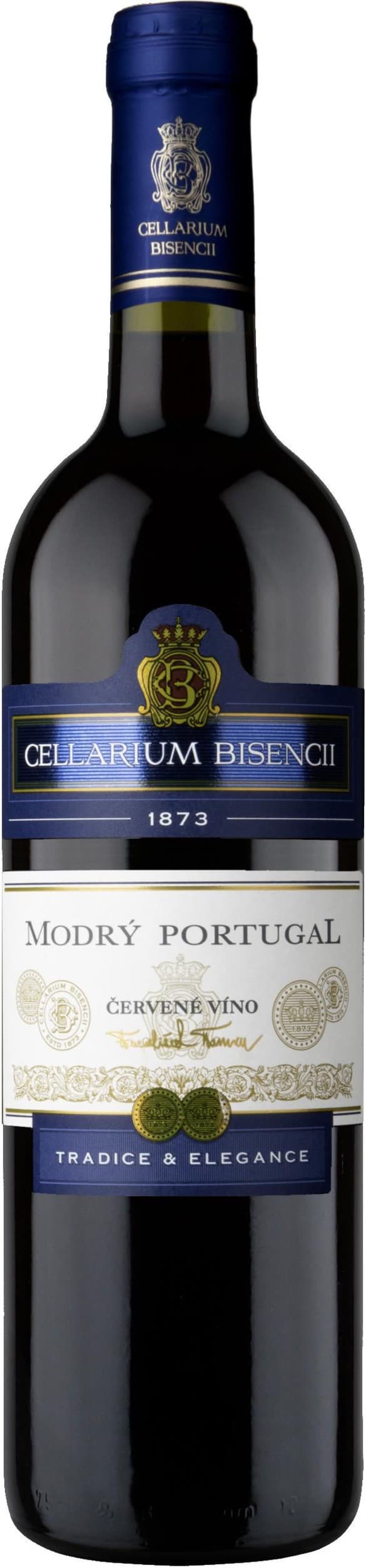 Zámecké Vinařství Bzenec Cellarium Bisencii Modrý portugal 0,75l