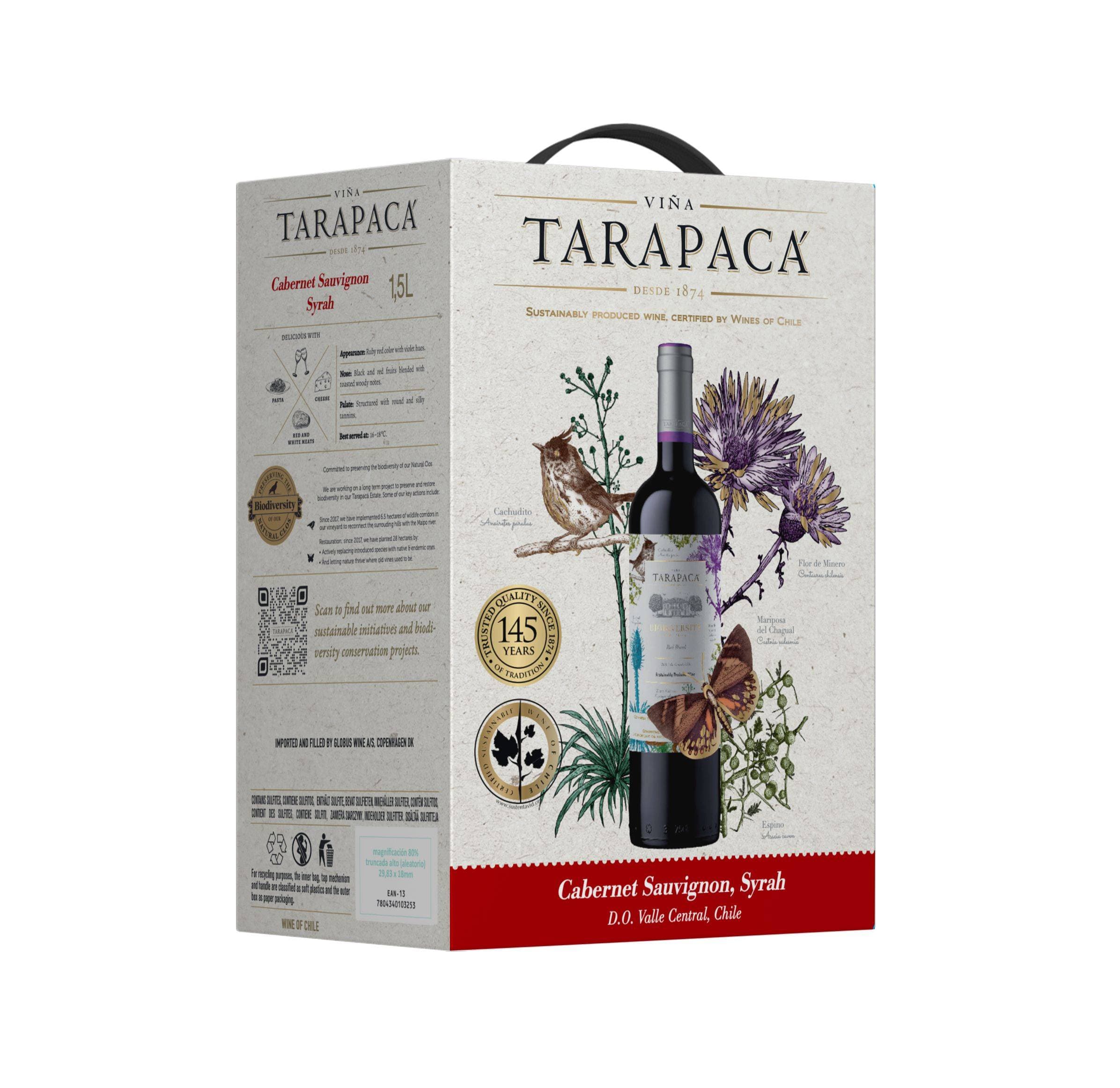 TARAPACÁ Bag in Box 1,5 l Cabernet/Syrah