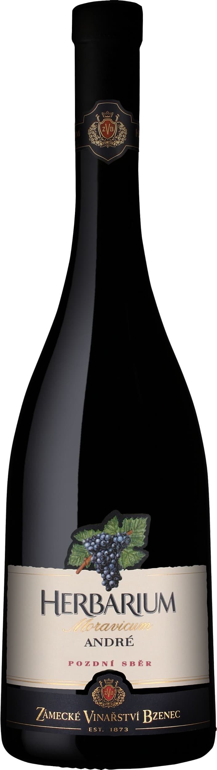 Zámecké Vinařství Herbarium Moravicum André pozdní sběr 750 ml