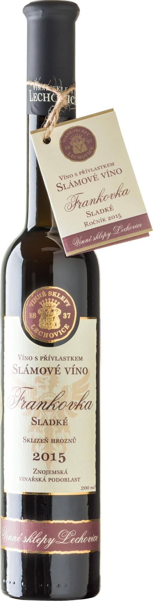 Vinné sklepy Lechovice Frankovka slámové víno 0,2 l