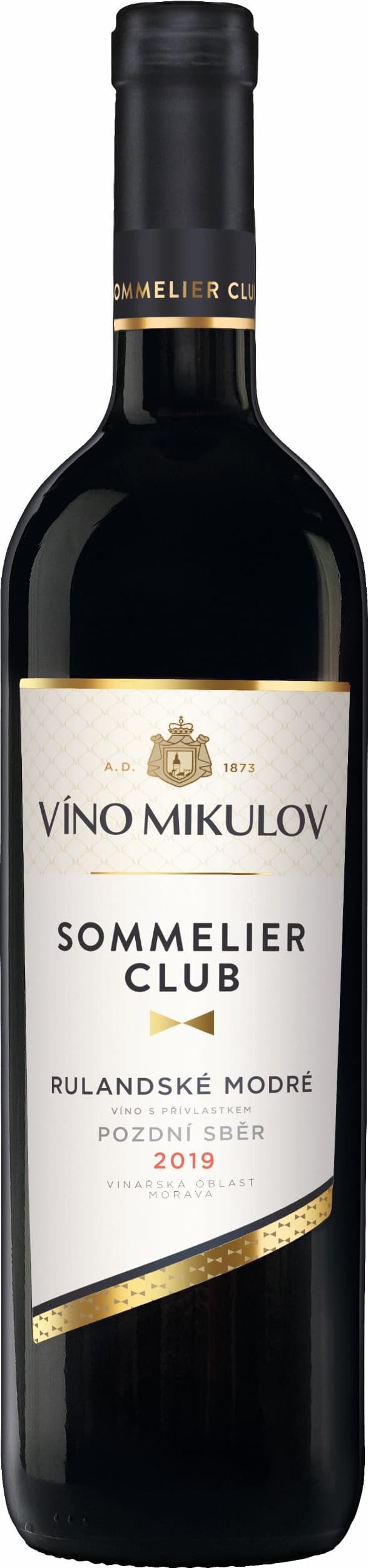 Víno Mikulov Sommelier Club Rulandské modré pozdní sběr 750 ml