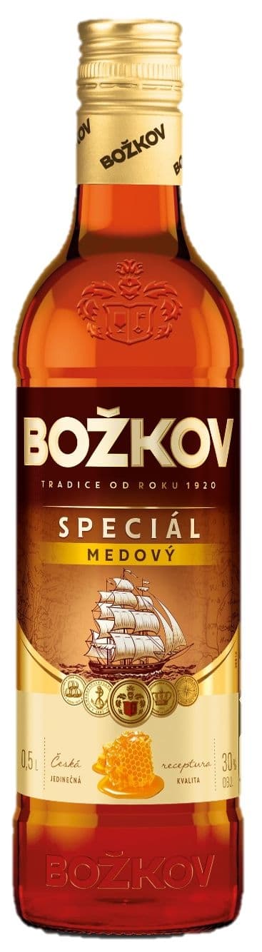 Božkov Speciál Medový 0,5l 30%