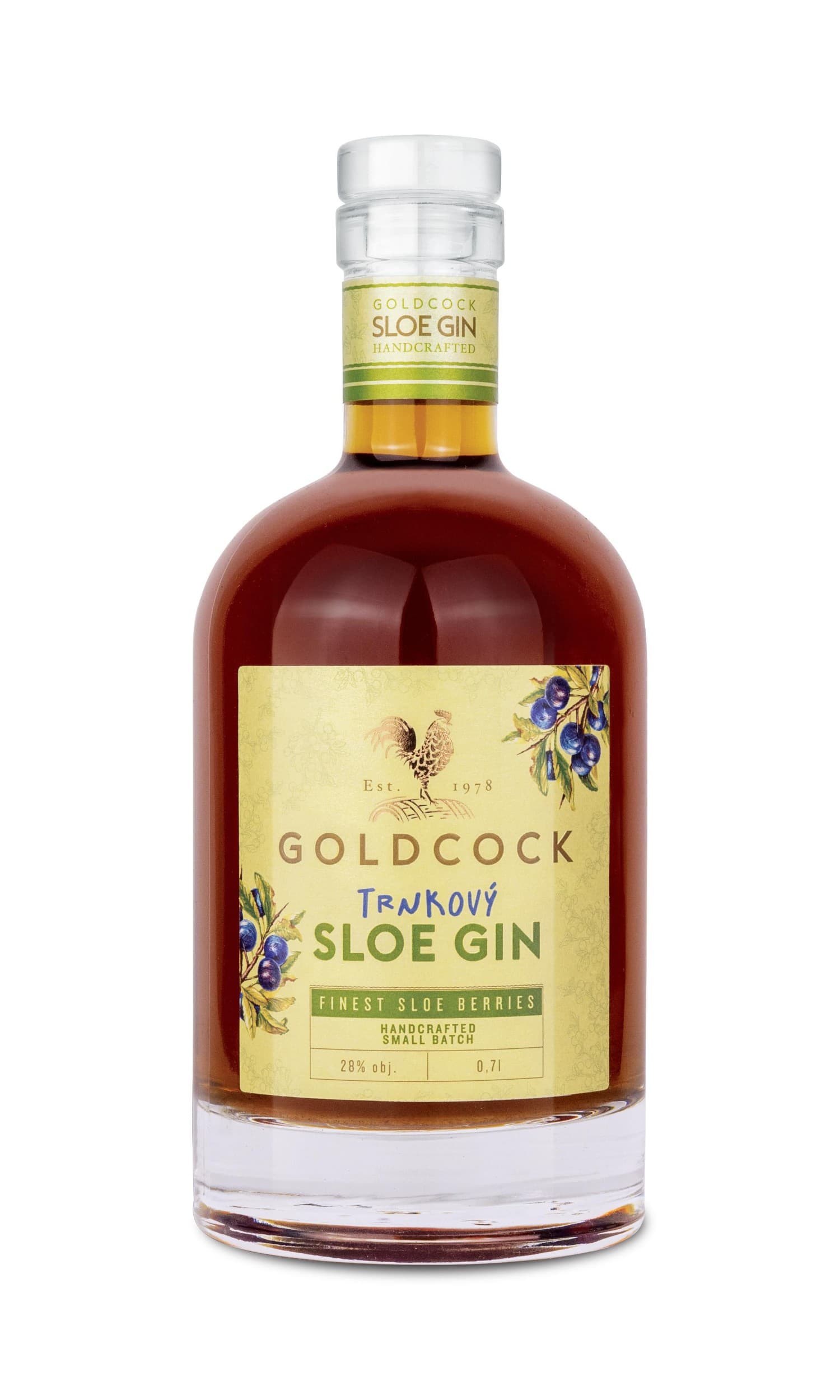 Goldcock Trnkový Gin 28% 0,7l