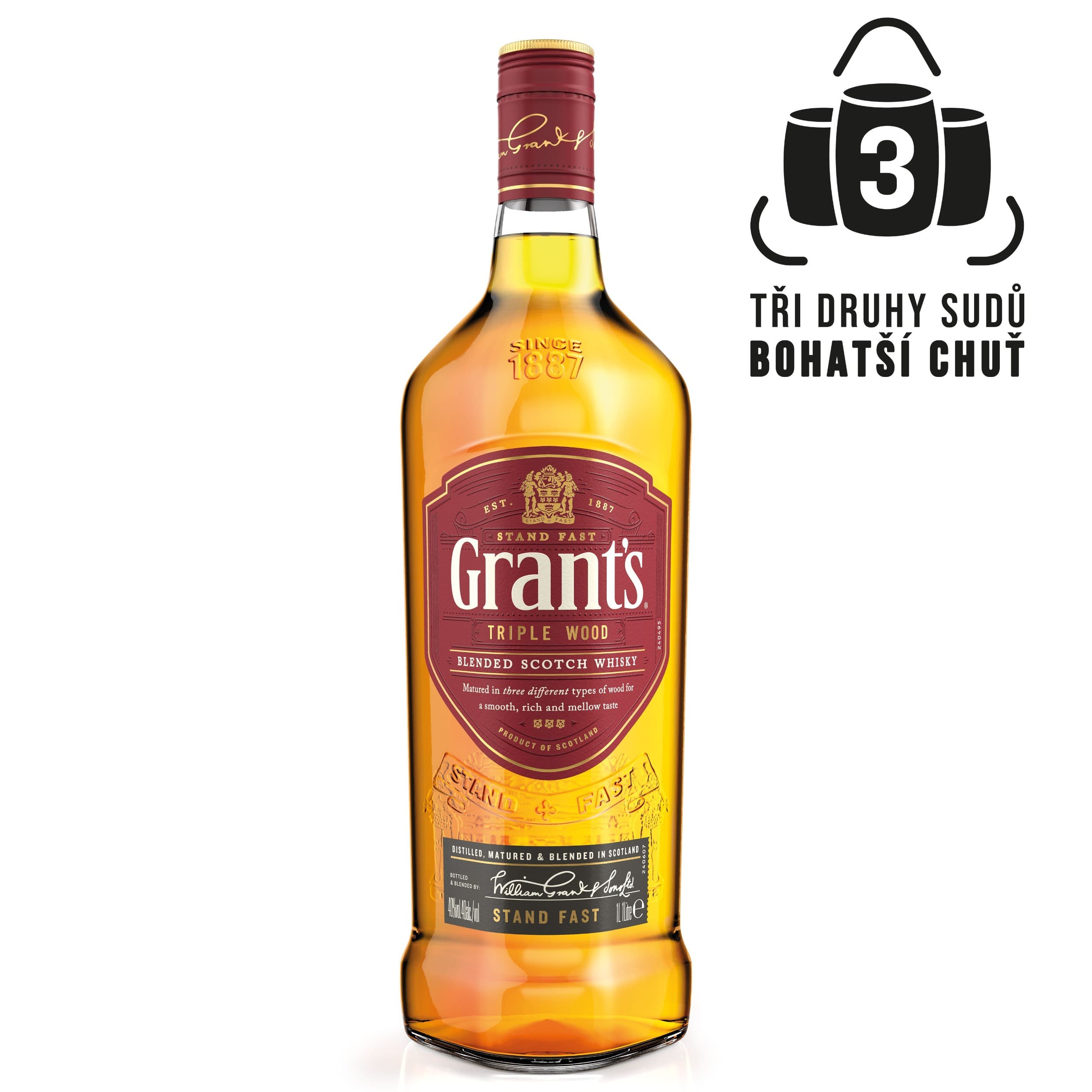 Grant´s triple wood 40% 1l