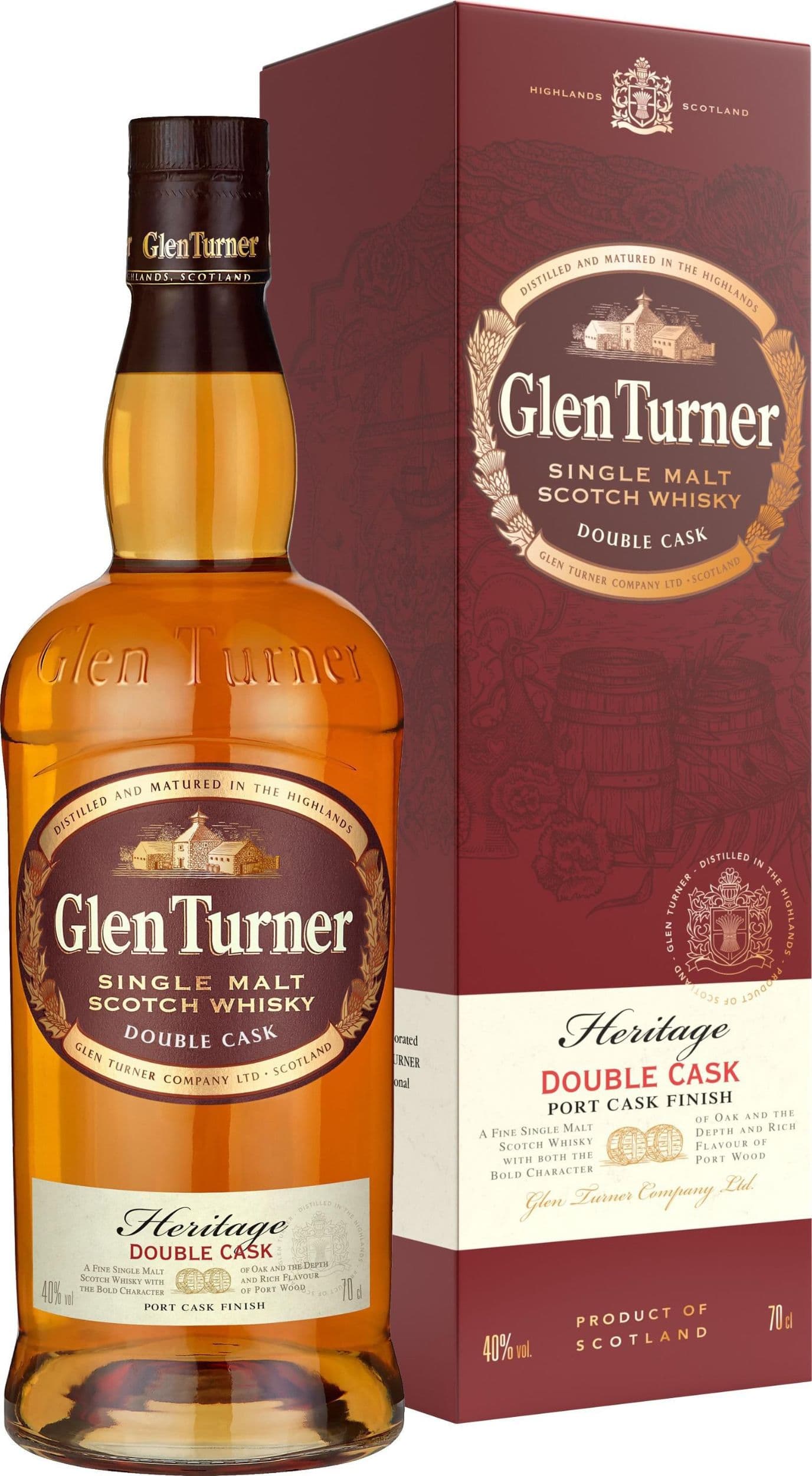 Glen Turner Single Malt Scotch Whisky 0,7l