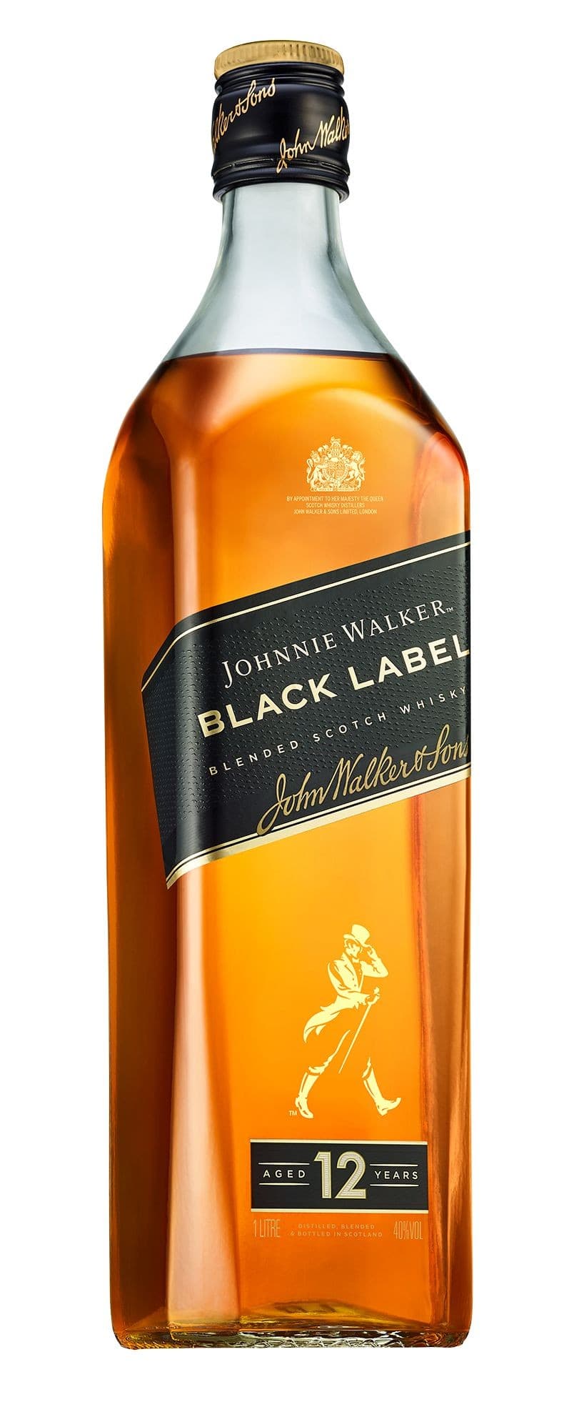 Johnnie Walker Black label 12ti letá skotská whisky 0,7 l