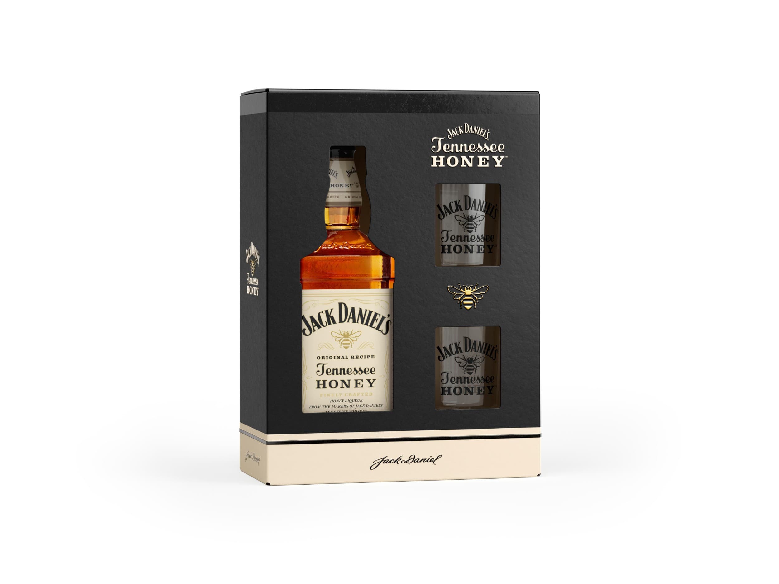 Jack Daniels Honey + 2 skleničky 0,7 l