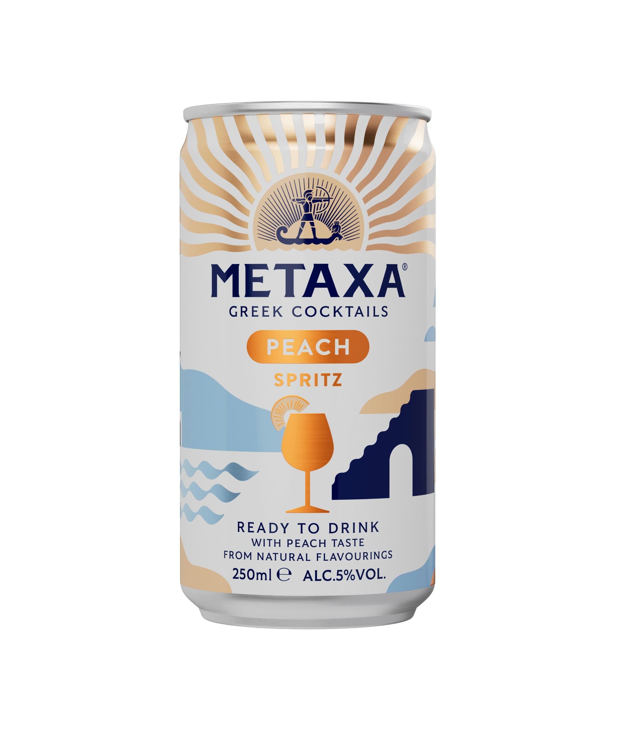 Metaxa Peach Spritz RTD 5% 0,25 l