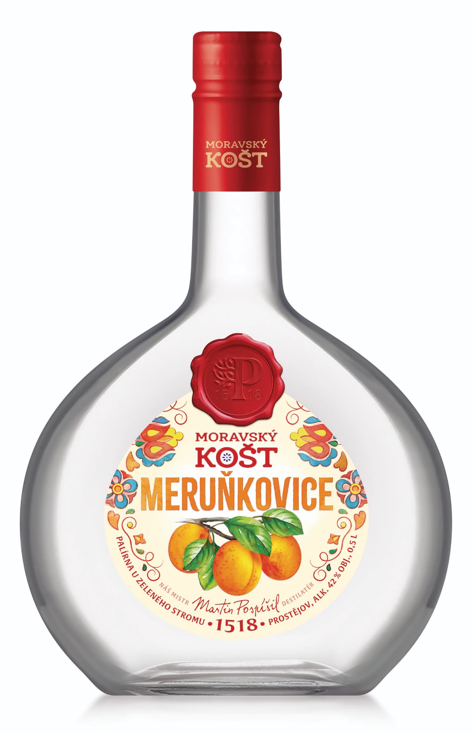 Moravský Košt Meruňkovice 42% 0,5l
