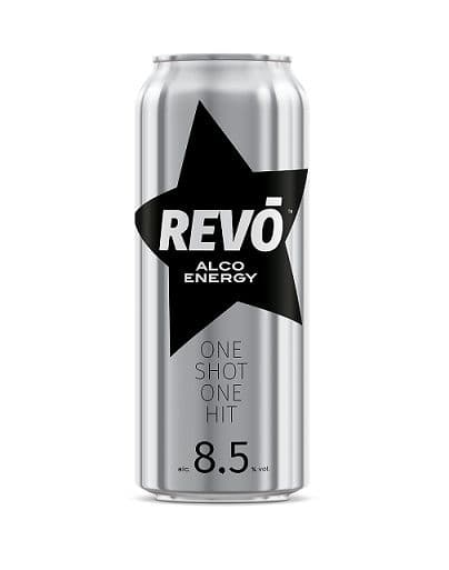 Revo Original nizkoalkoholický energetický nápoj 8,5% 500ml