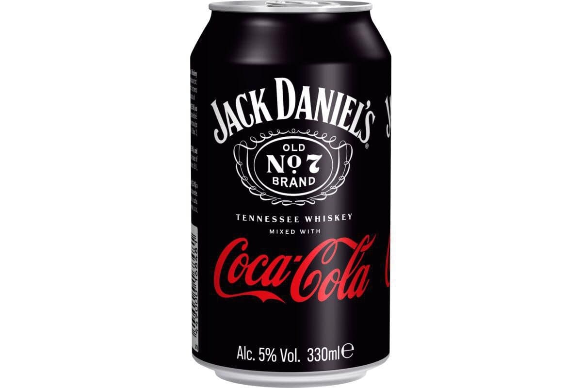 Jack Daniel's and Coca-Cola ZERO 330ml