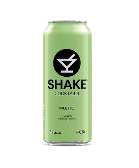 Shake Coctails ''Mojito'' nízkoalkojholický nápoj 5% alk. 500ml