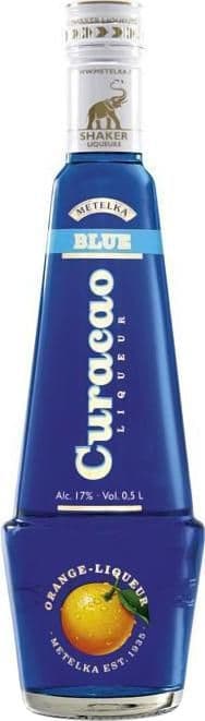 Shaker curacao 17% 0,5 l