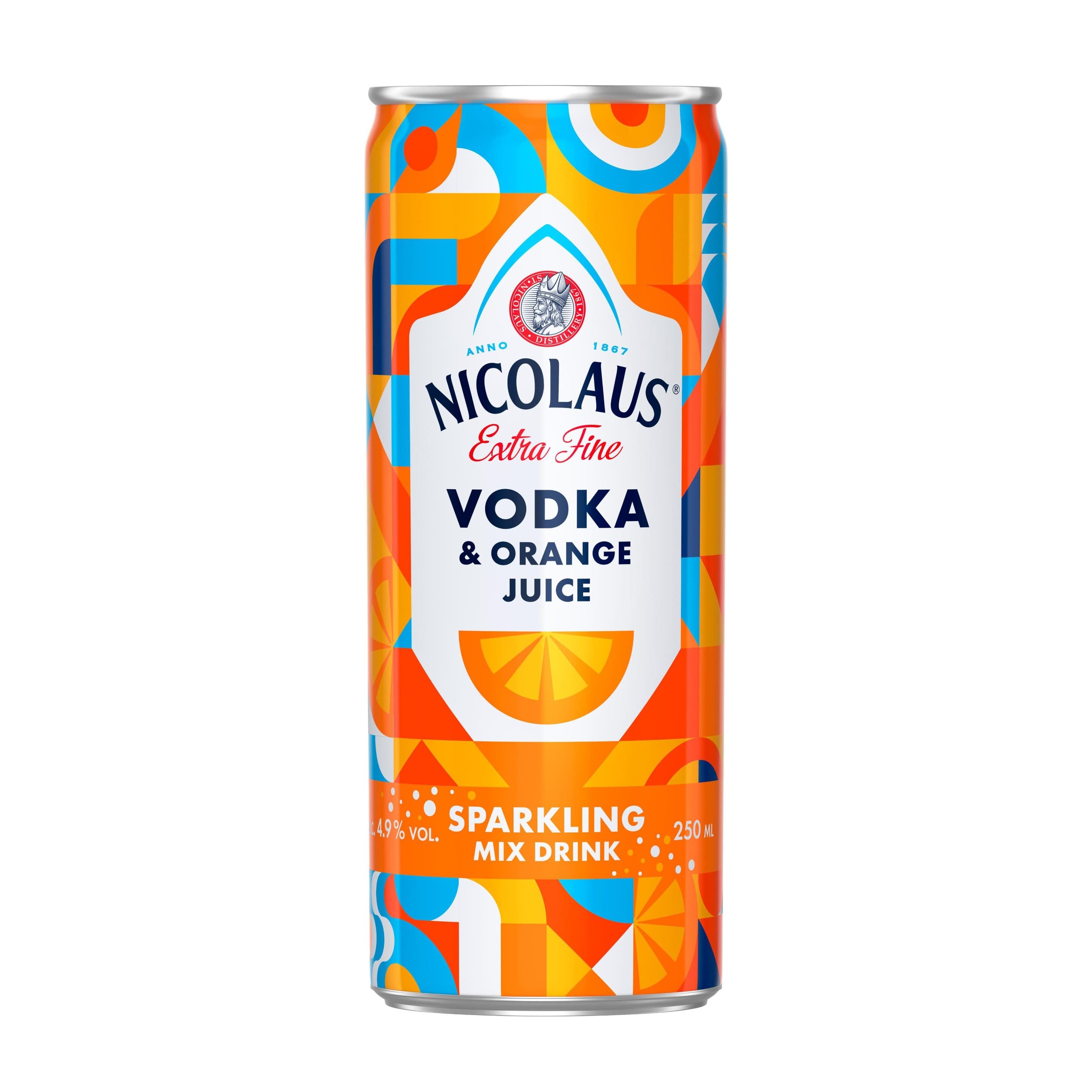 Nicolaus Vodka&Orange juice 4,9% 0,25l