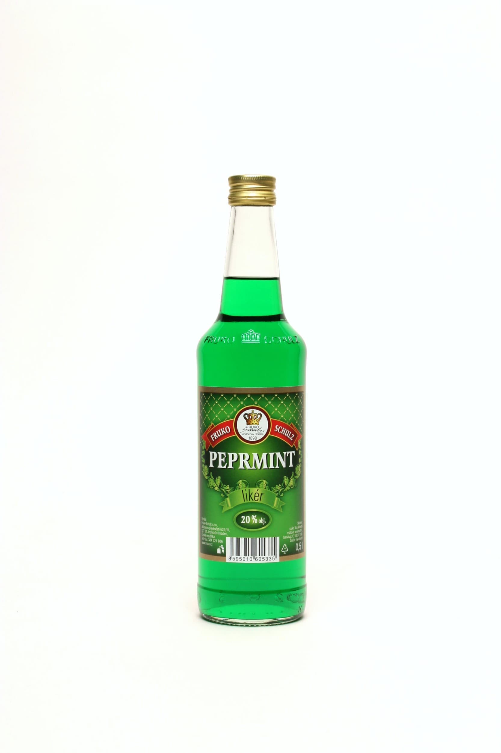 Peprmintový likér 20% 0,5l