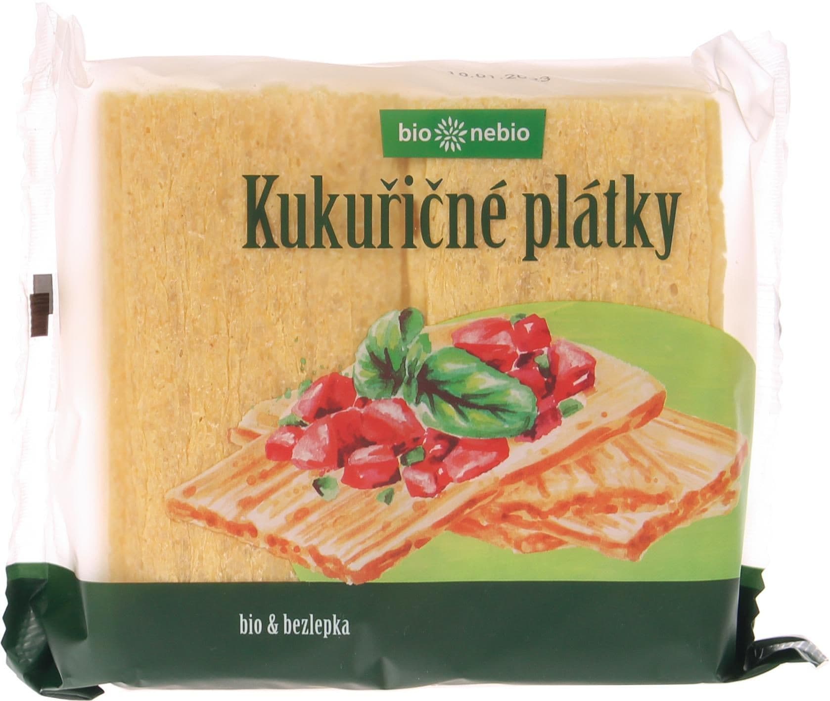 Bio Nebio BIO Plátky křupavé kukuřičné 100 g