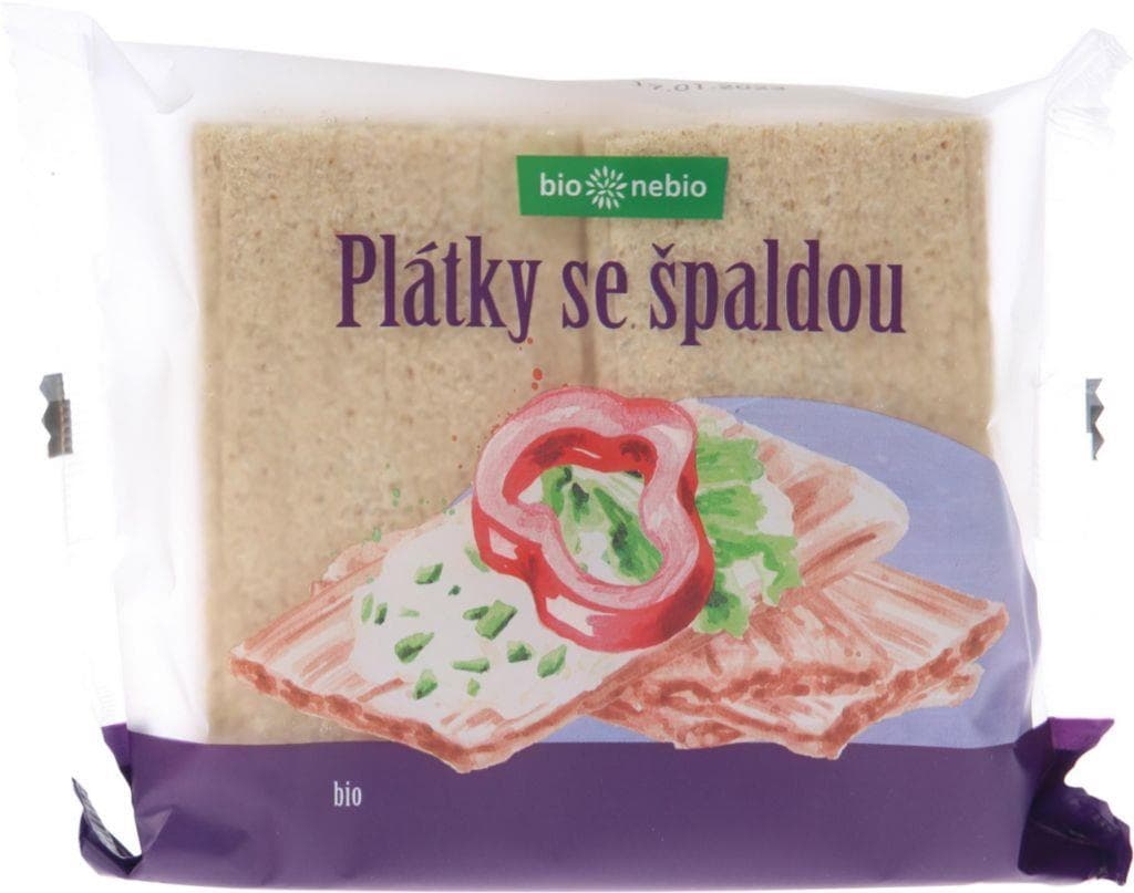 Bio nebio BIO plátky křupavé se špaldou 100 g