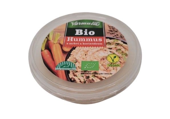 Varmuža BIO Hummus s mrkví a koriandrem 200g