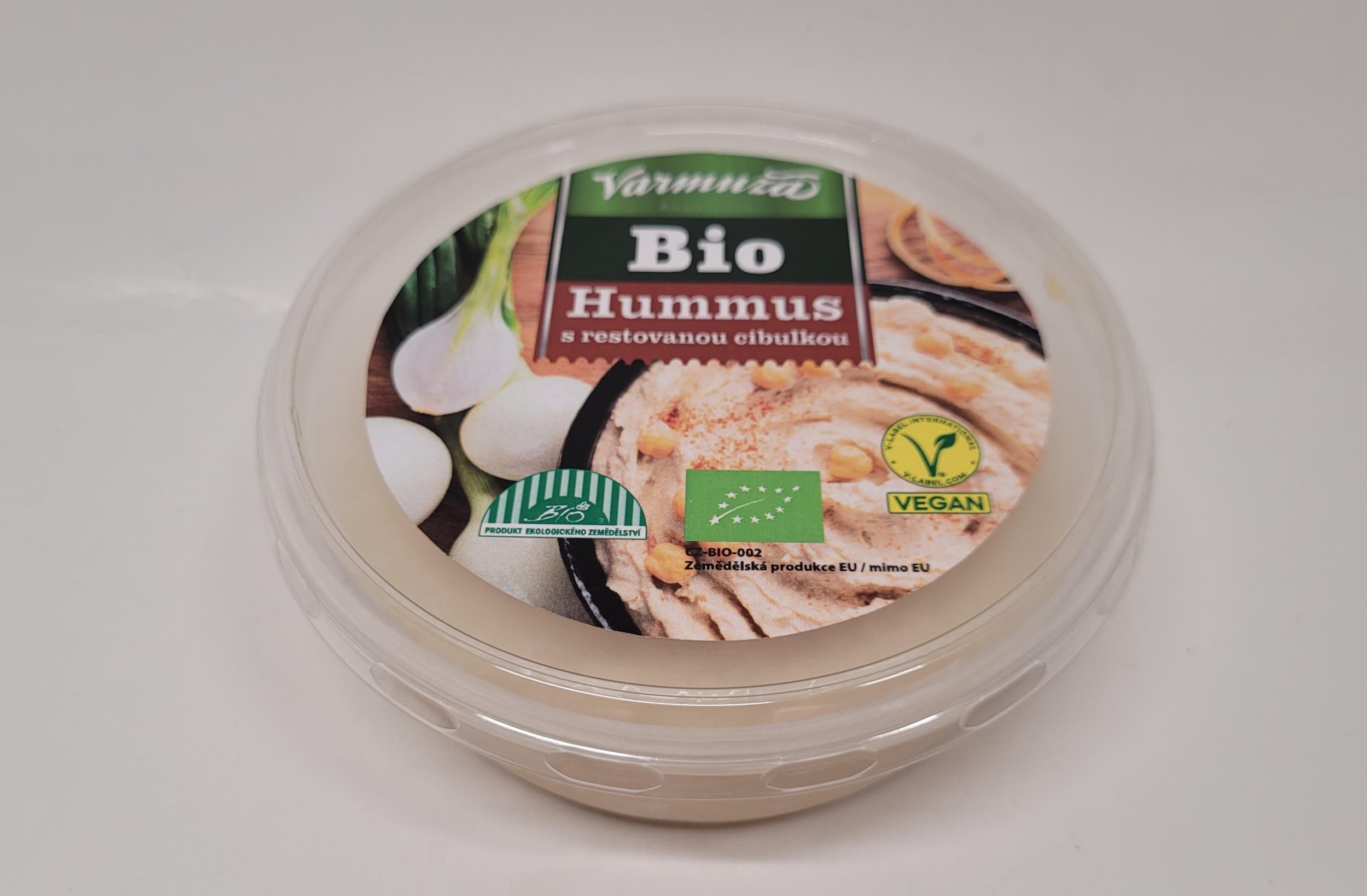 Varmuža BIO Hummus s restovanou cibulkou 200g