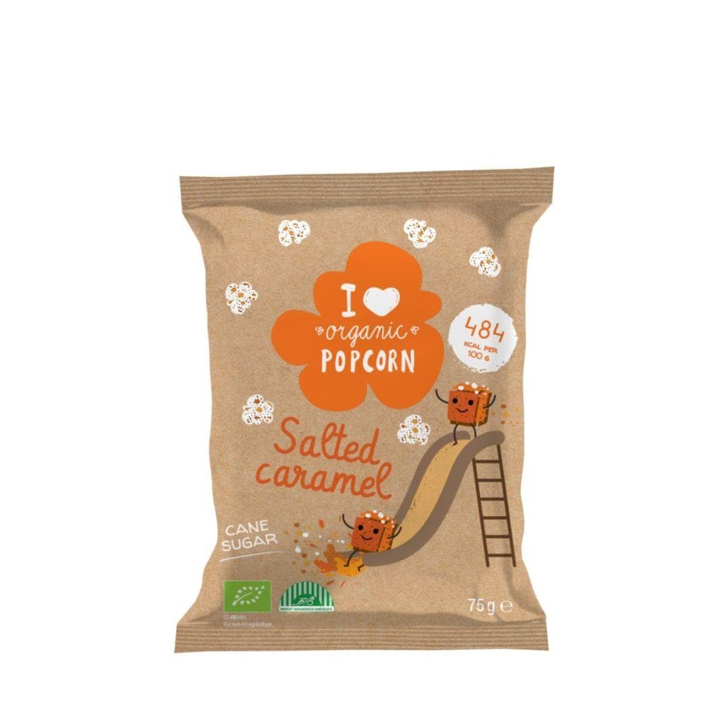 ILOP Vypukaný popcorn slaný karamel, 75g