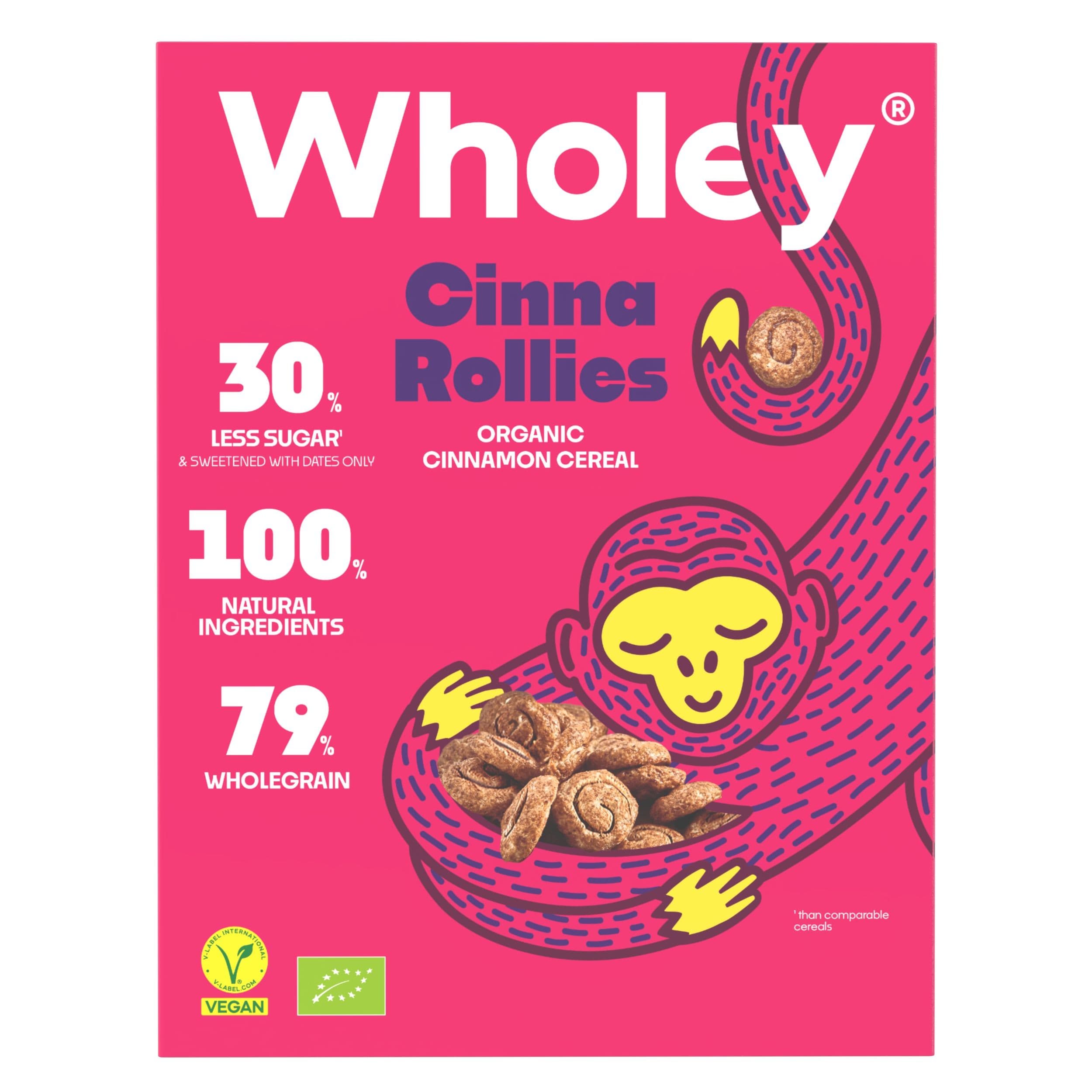 Wholey Cinna rollies cereálie BIO 275g