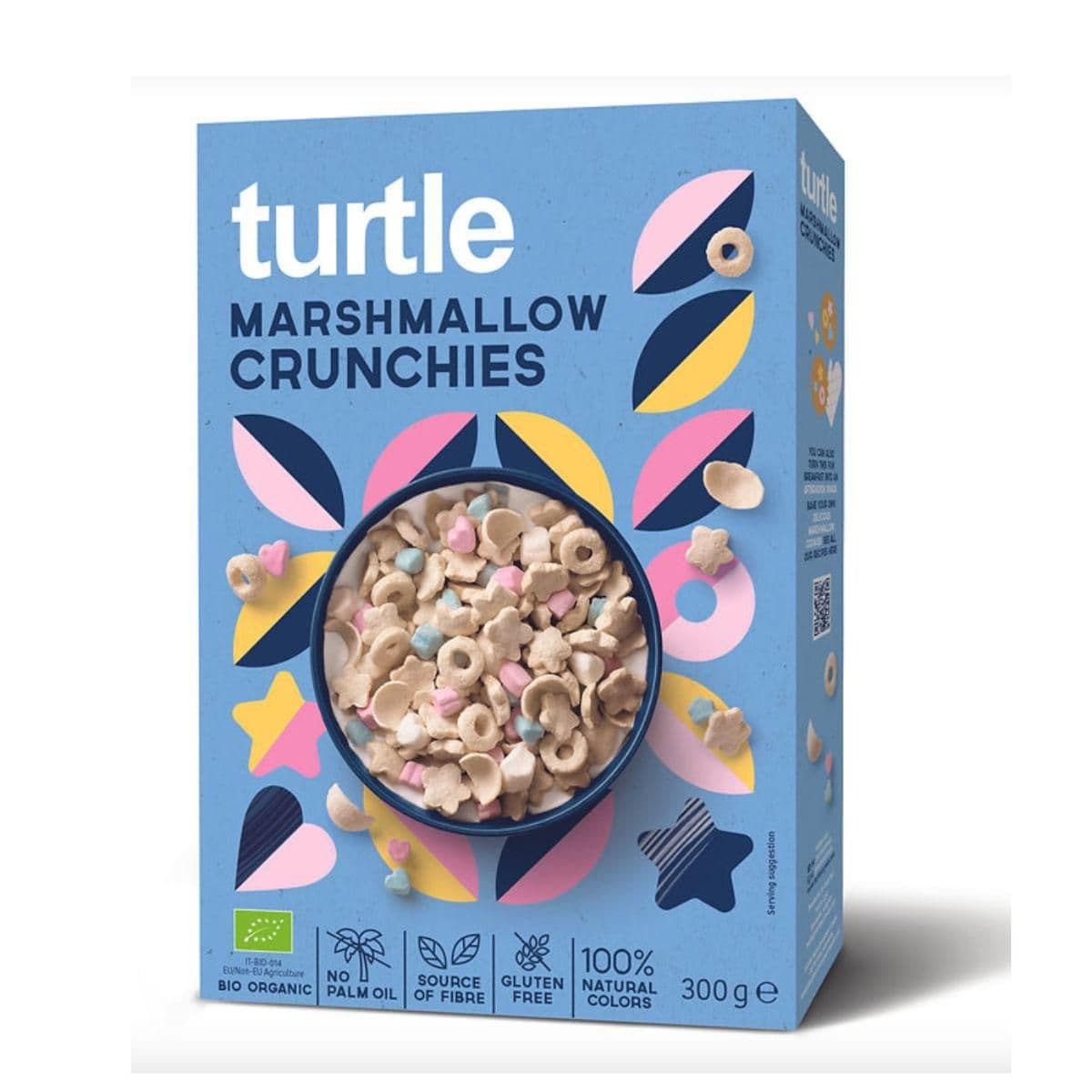 BIO Turtle cereálie marschmallow 300g