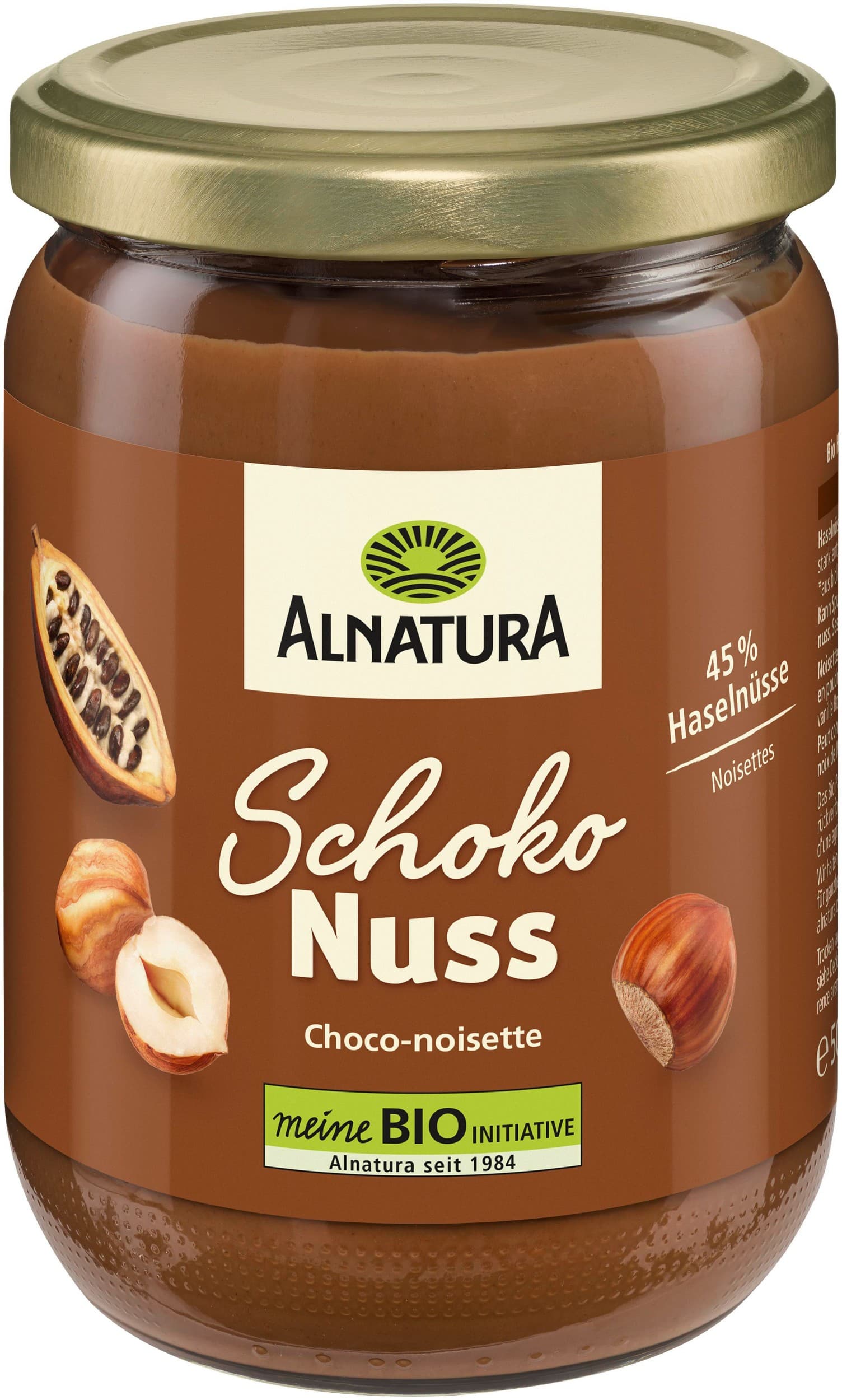 Alnatura BIO Krém čokoláda a ořechy, 500 g