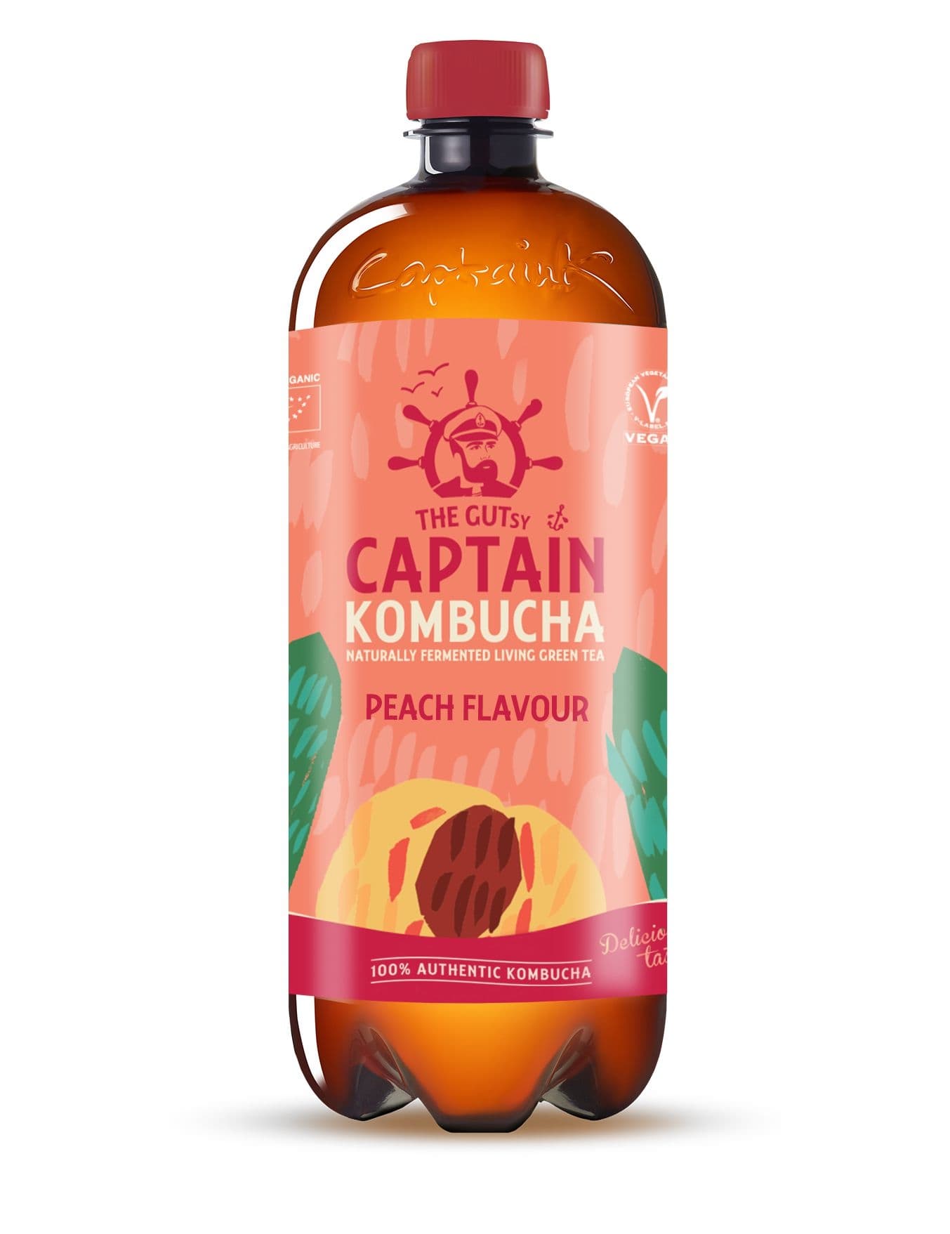 Captain Kombucha Broskev 1l