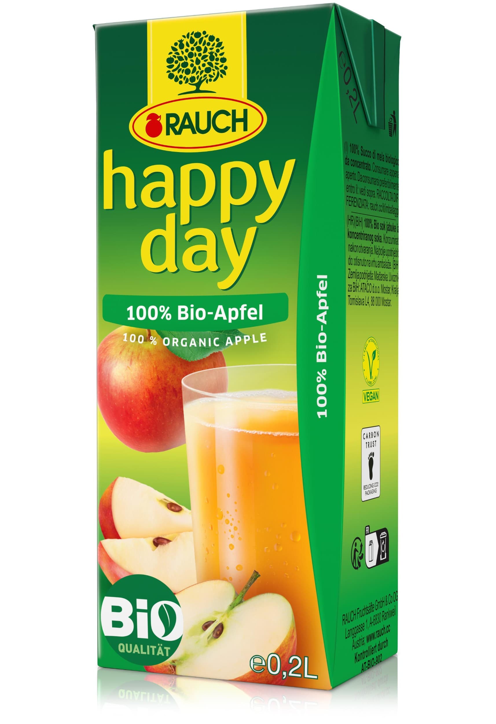 Rauch Happy Day Jablko BIO 0,2l