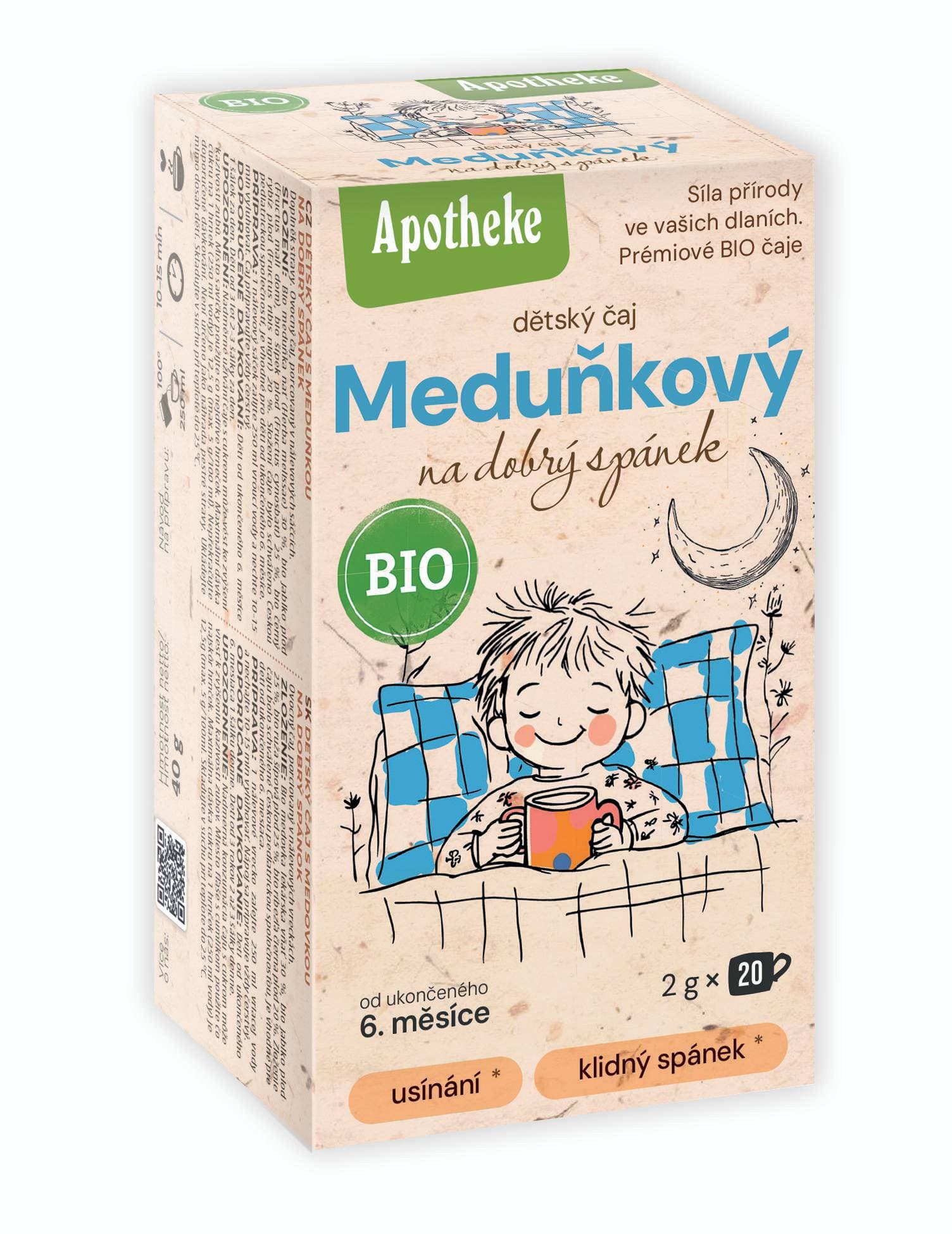 Apotheke BIO Dětský čaj s meduňkou 20x2 g