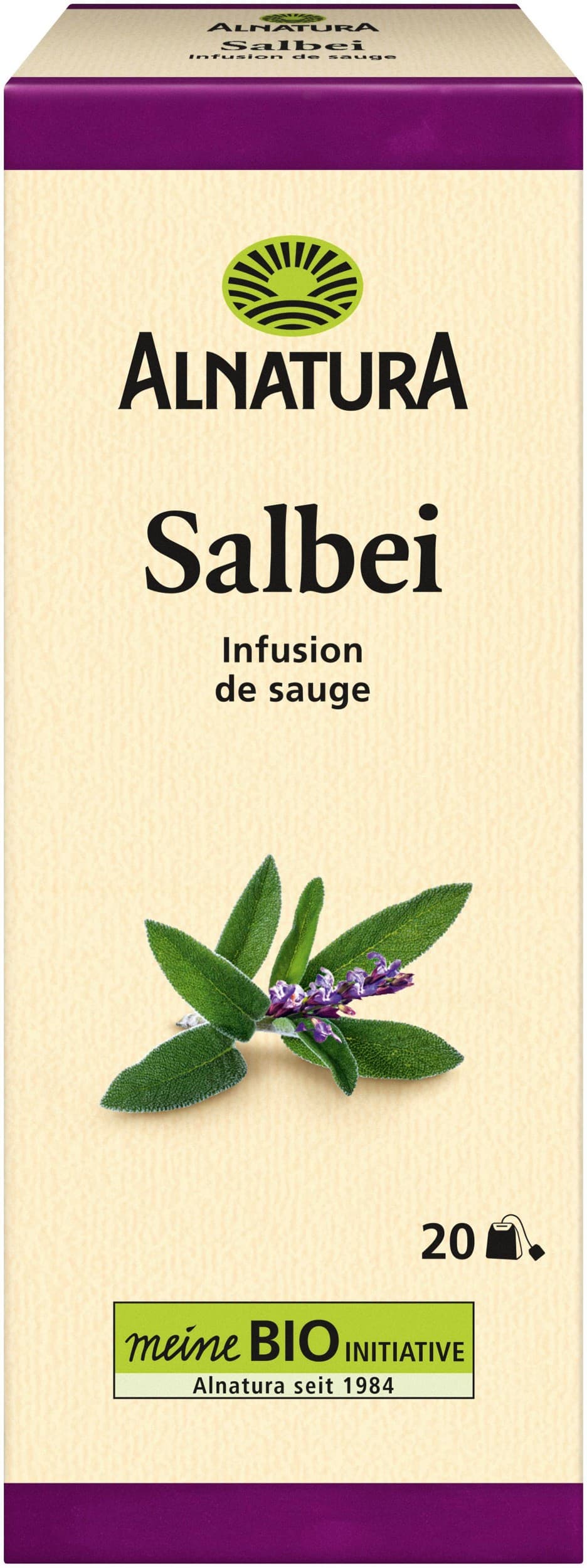 Alnatura BIO Šalvějový čaj, sáčky 20 x 1,5 g, 30 g