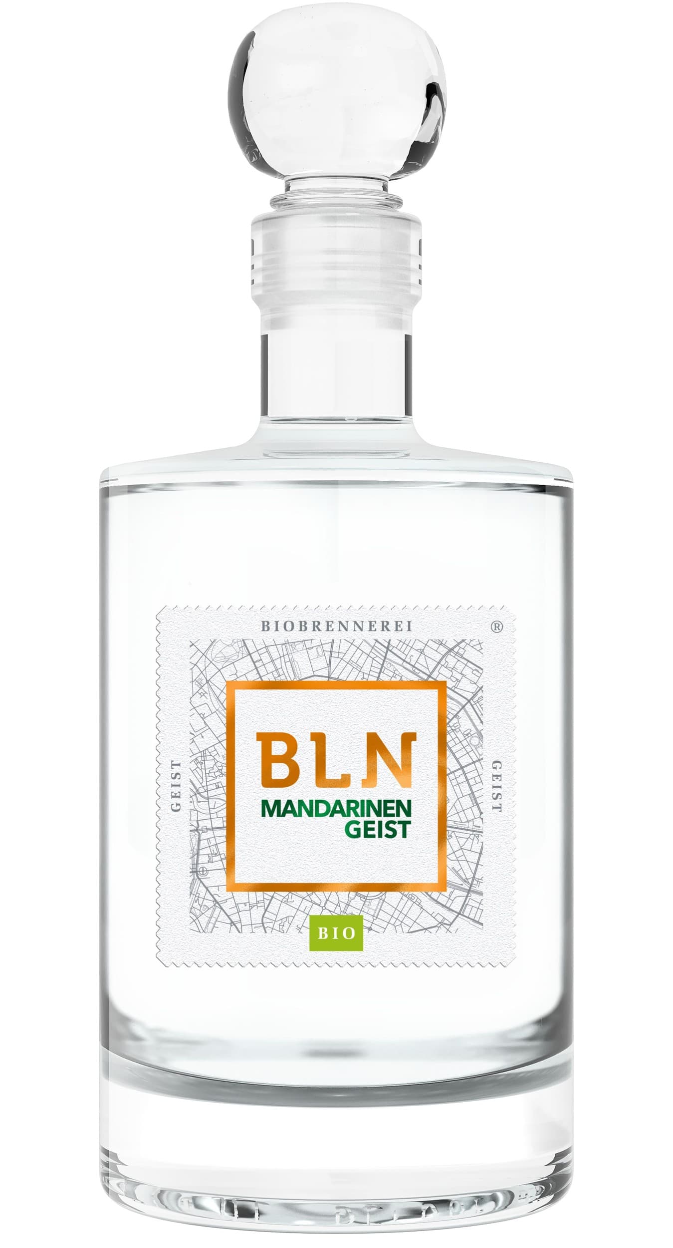 BLN Bio Mandarinengeist 40% 0,5L