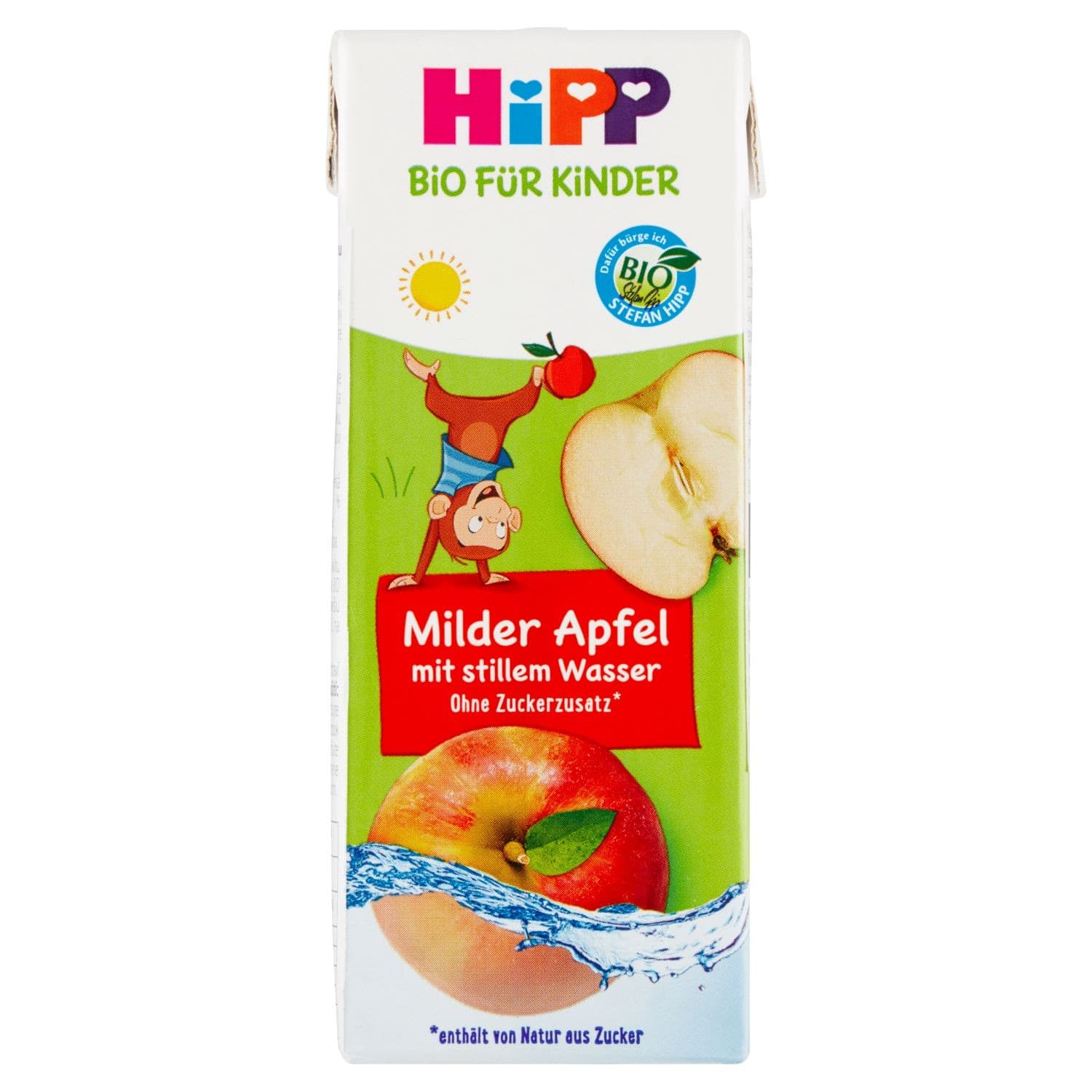 HiPP BIO Nápoj Jablko s neperlivou pramenitou vodou 200 ml