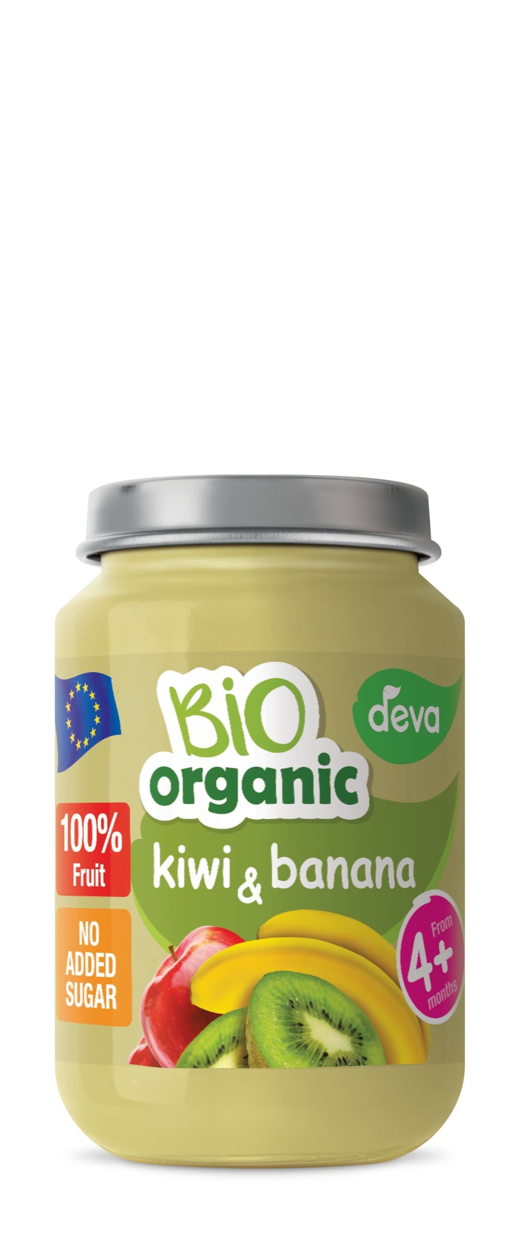 Deva BIO Kiwi, Banán 4m+ 190g