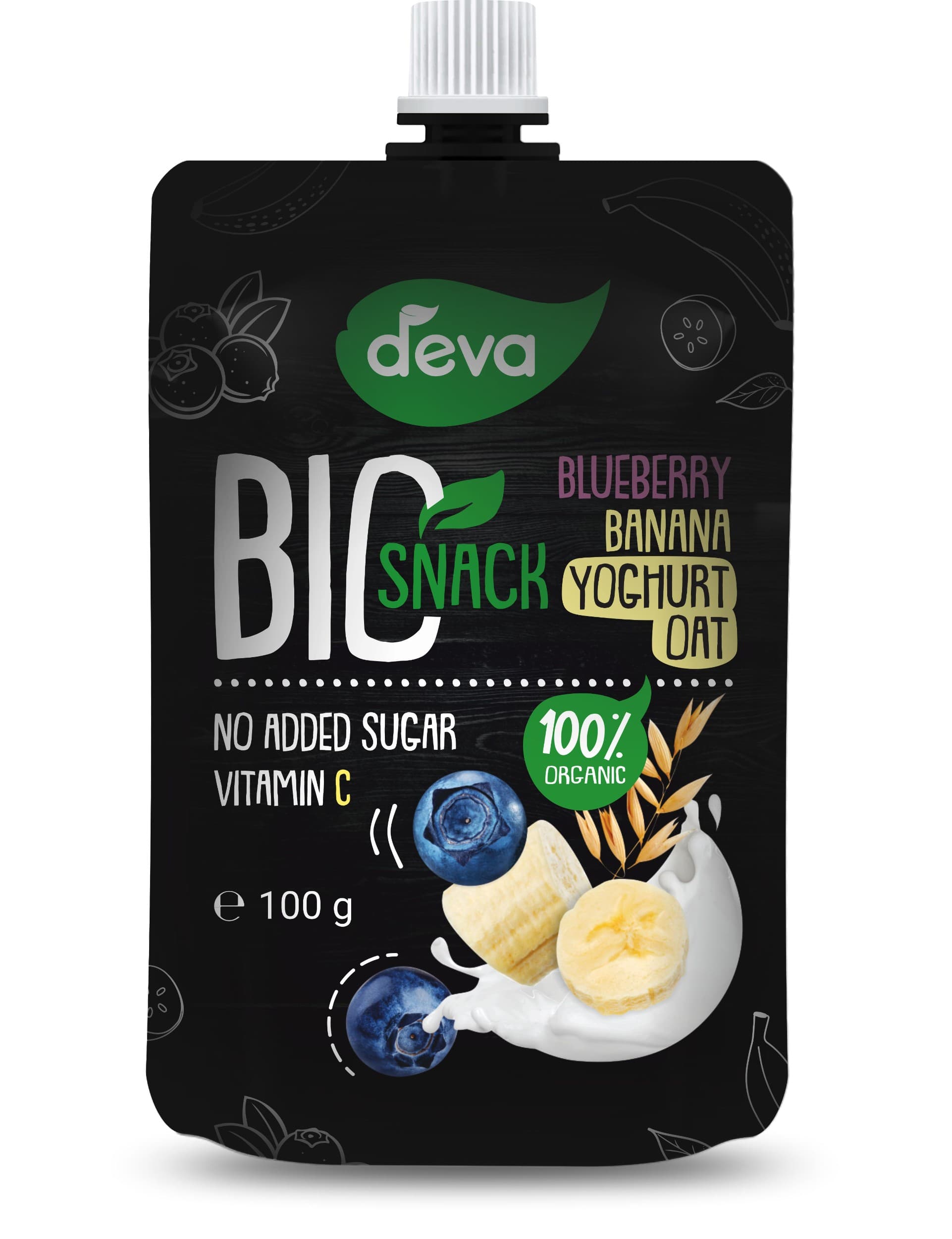 Deva BIO Borůvka banán jogurt oves 100g