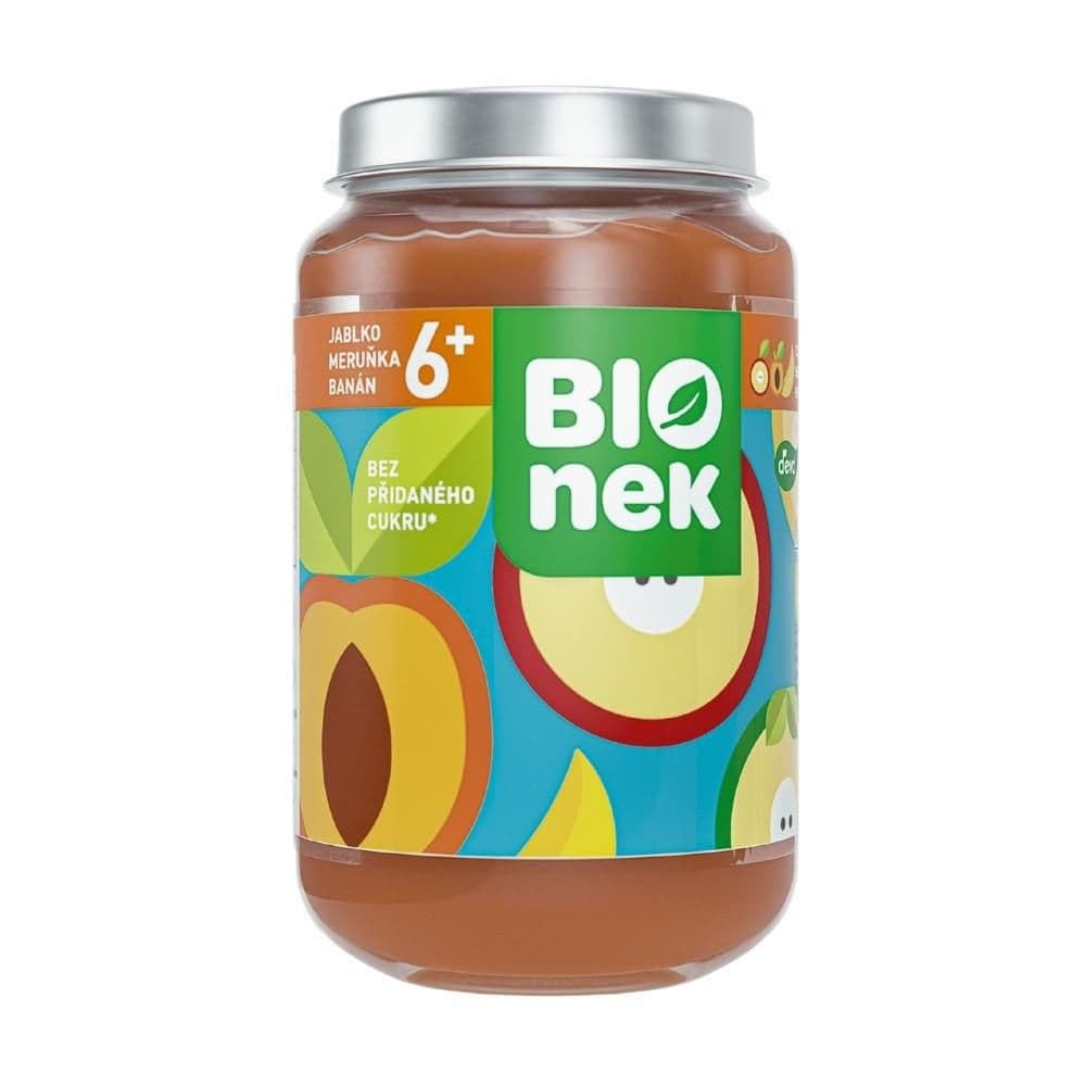 Bionek Jablko, meruňka, banán 190 g