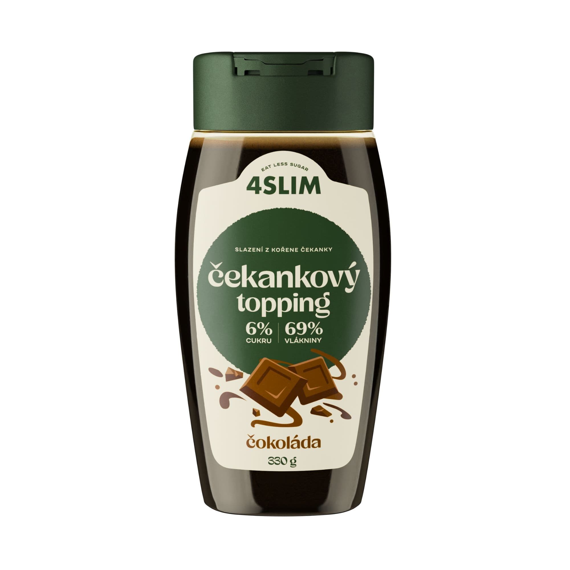Čekankový Topping Příchuť čokoláda 330G