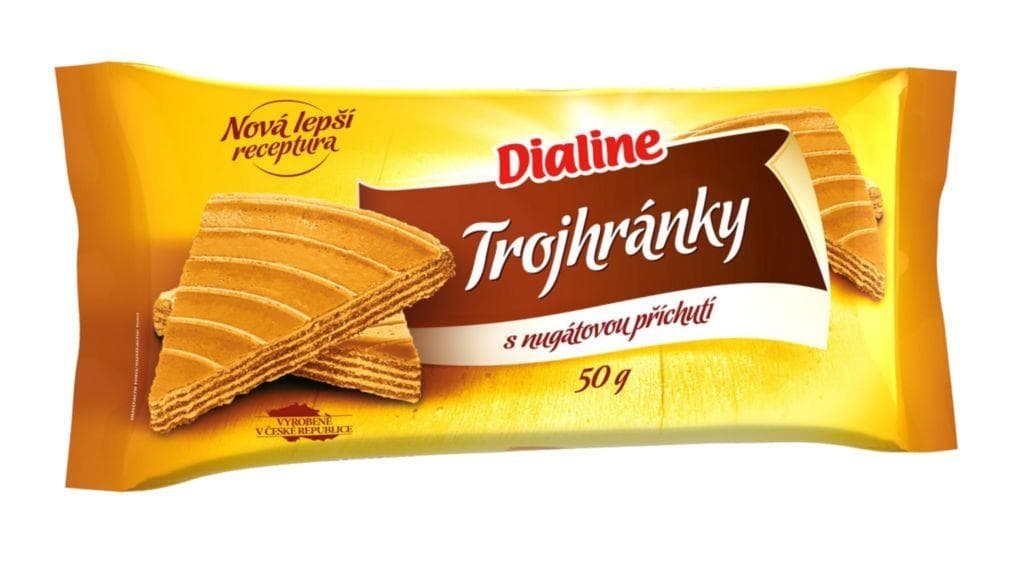 Dialine Trojhránky nugátové 50 g