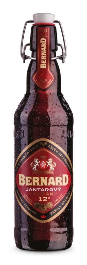 Bernard Jantarový ležák 12 řezaný 0,5l