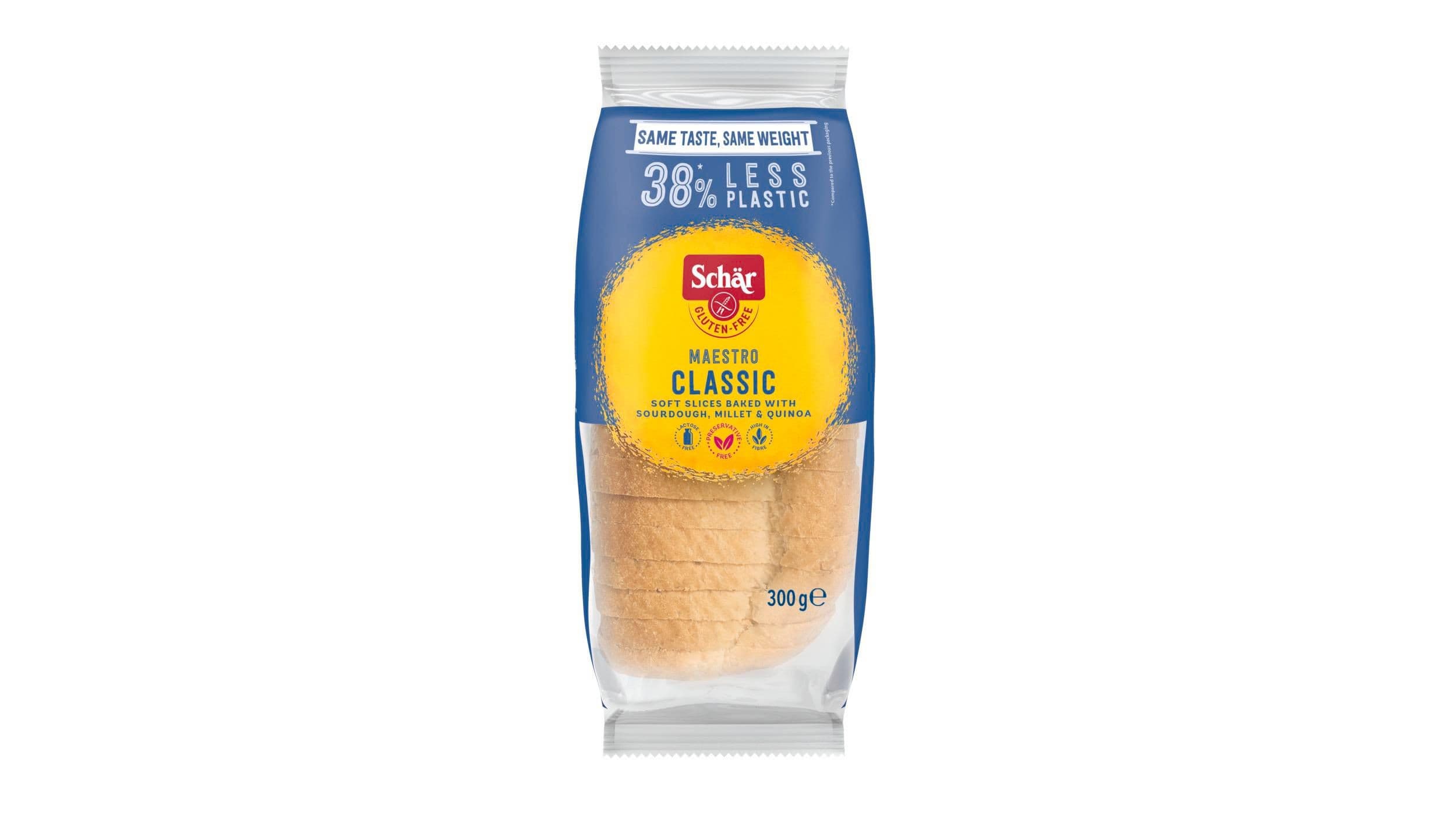 Schär Meisterbäckers classic bílý plátkový chléb bez lepku 300 g