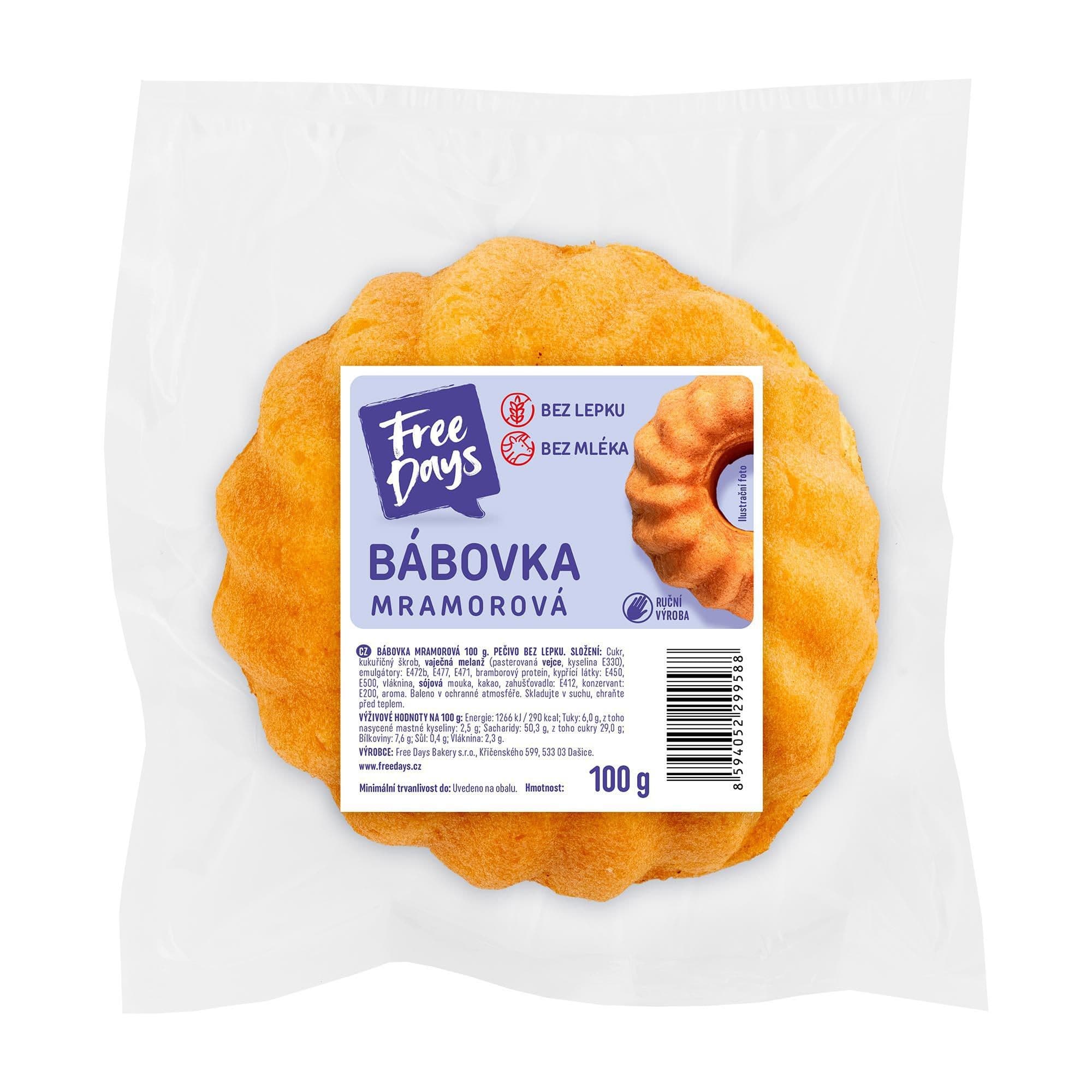 Free Days Bábovka mramorová 100 g