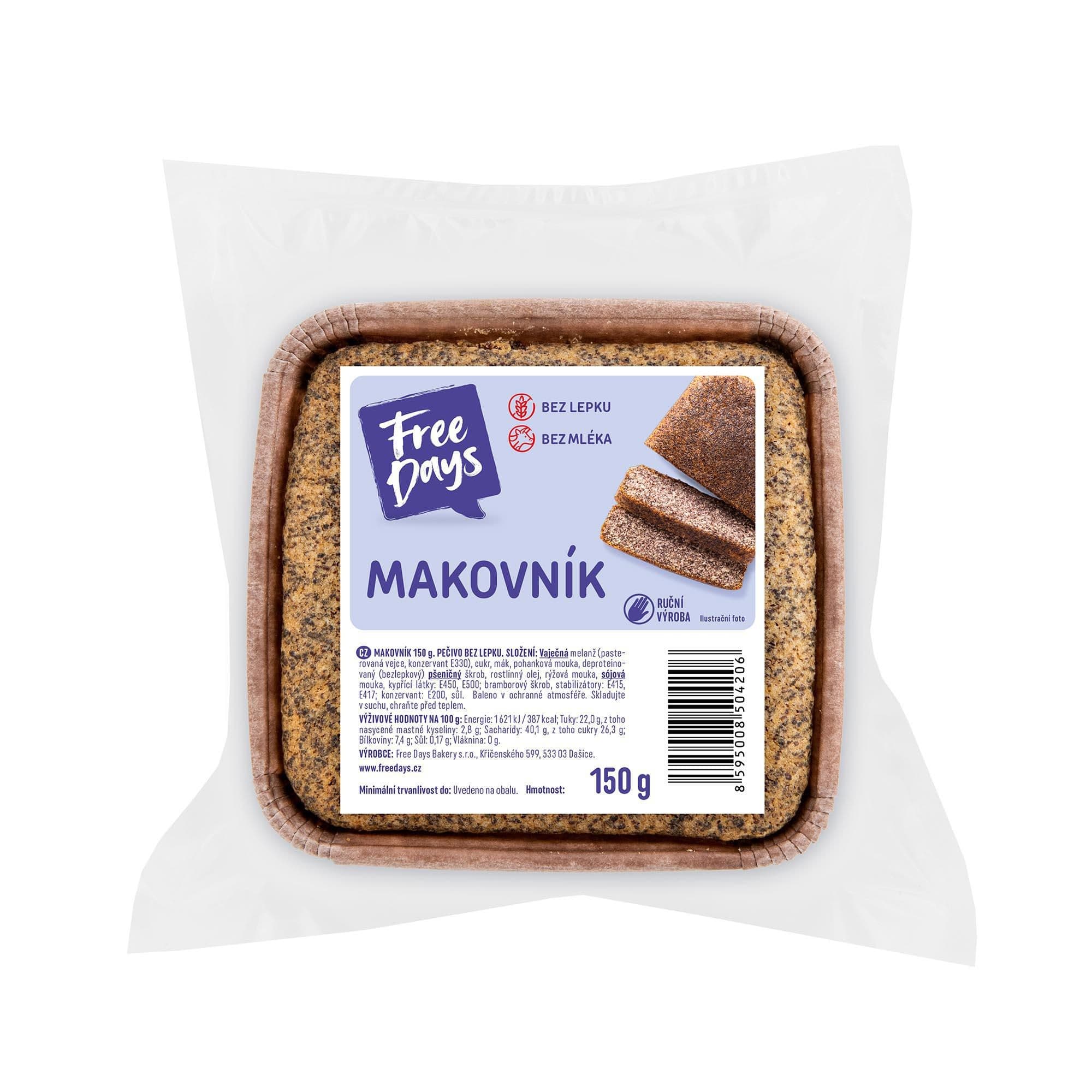 Free Days Makovník 150g