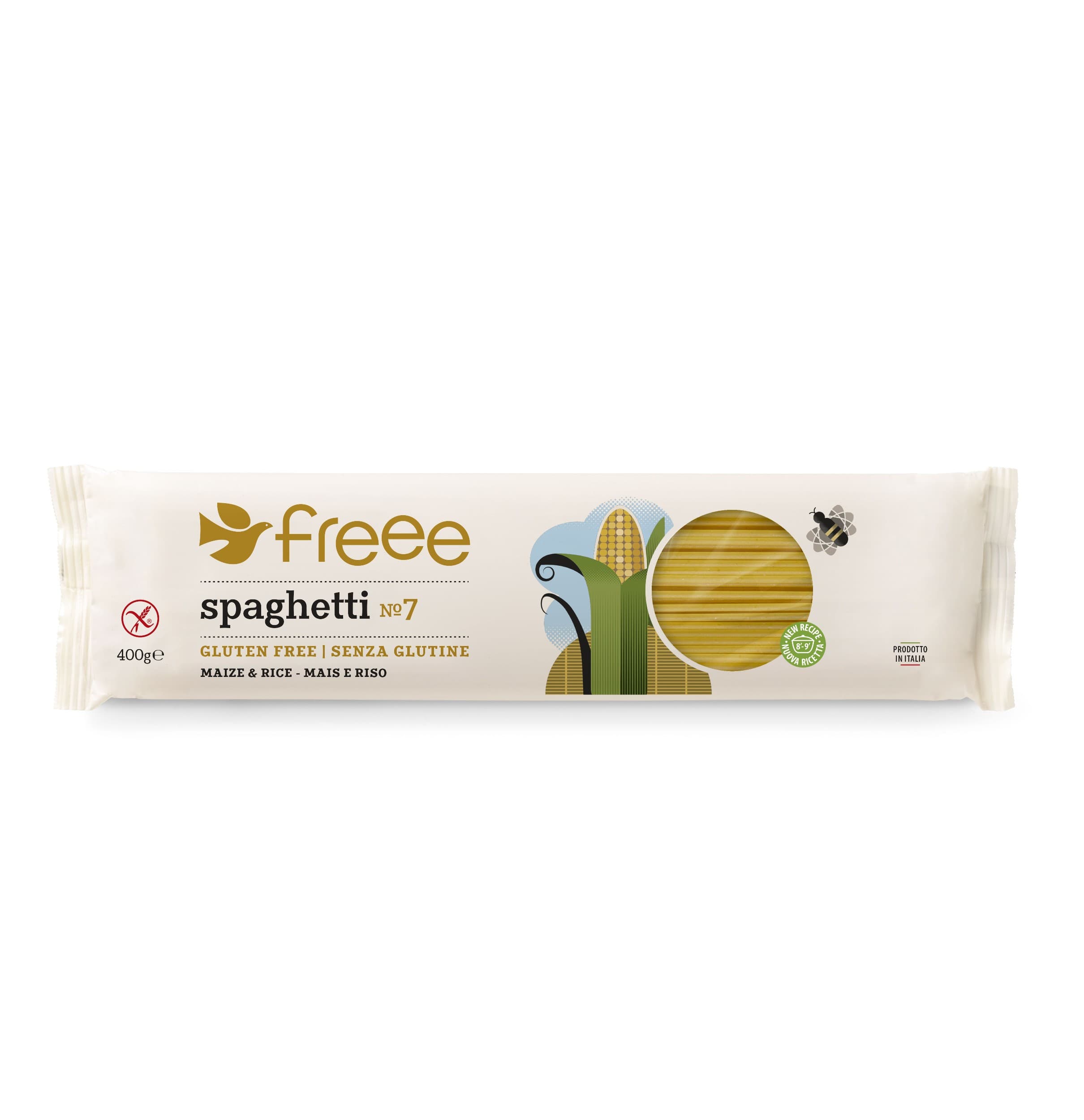 Freee Kukuřično rýžové špagety bez lepku 400g