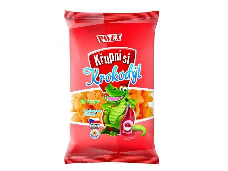 Poex Krokodýl s kečupovou příchutí 100 g